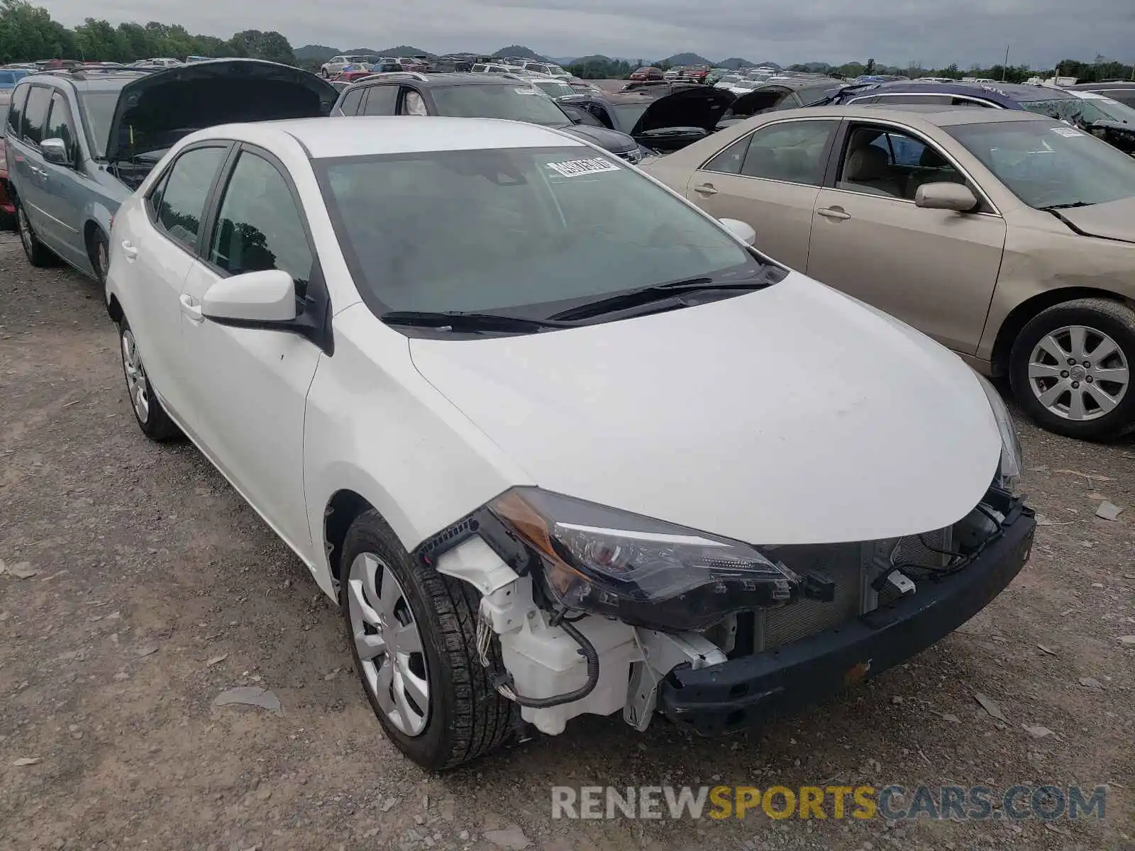 1 Photograph of a damaged car 5YFBURHE3KP936561 TOYOTA COROLLA 2019