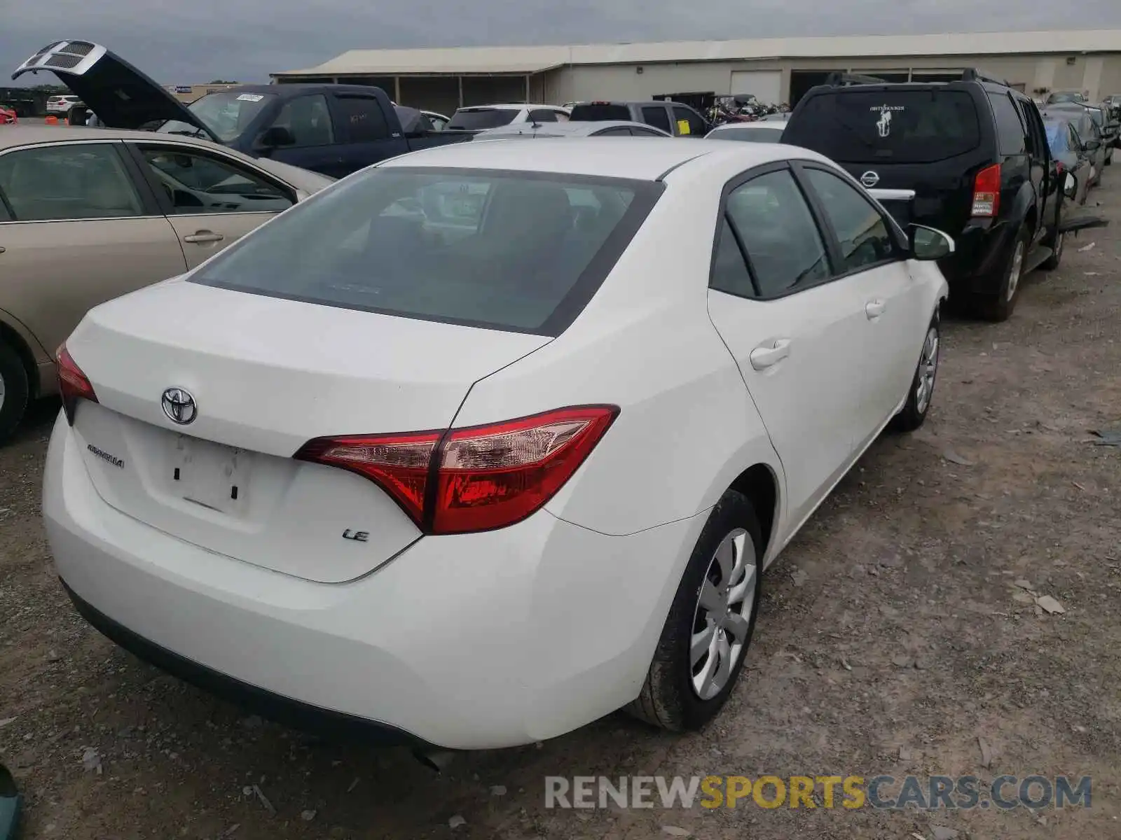 4 Photograph of a damaged car 5YFBURHE3KP936561 TOYOTA COROLLA 2019