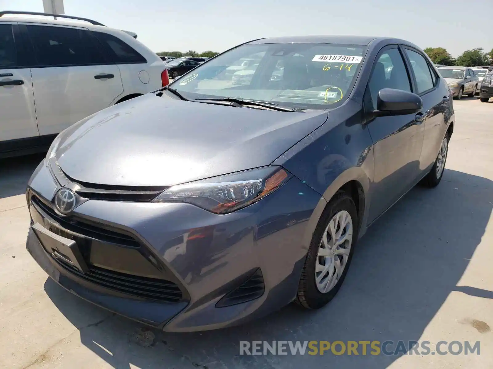 2 Photograph of a damaged car 5YFBURHE3KP936754 TOYOTA COROLLA 2019