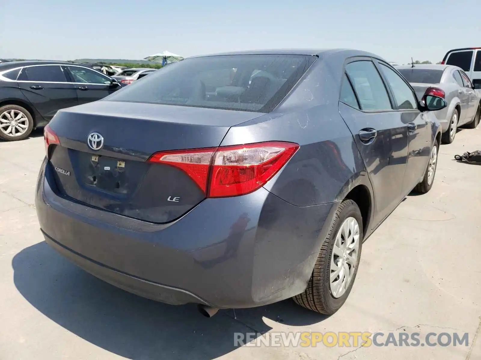 4 Photograph of a damaged car 5YFBURHE3KP936754 TOYOTA COROLLA 2019