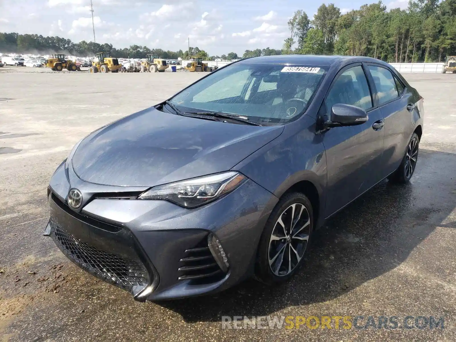 2 Photograph of a damaged car 5YFBURHE3KP936818 TOYOTA COROLLA 2019