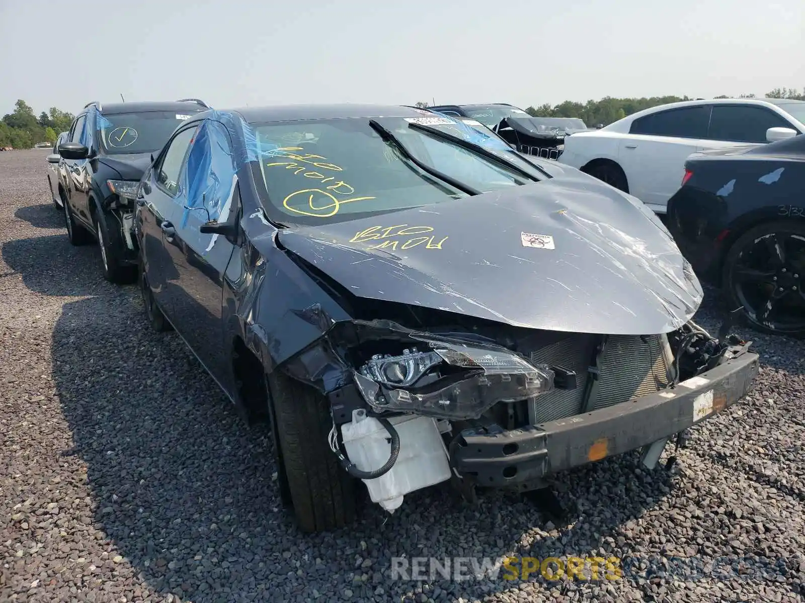 1 Photograph of a damaged car 5YFBURHE3KP936981 TOYOTA COROLLA 2019