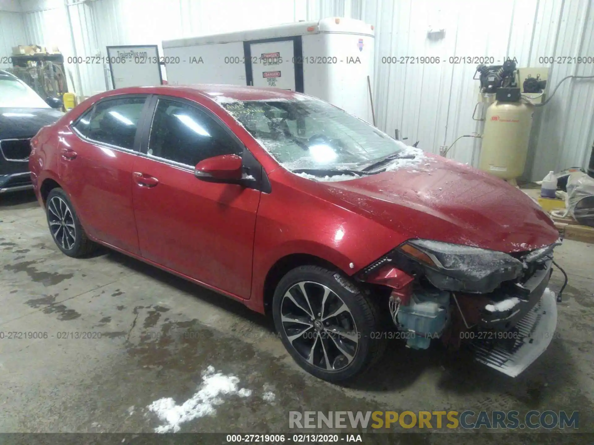 1 Photograph of a damaged car 5YFBURHE3KP937161 TOYOTA COROLLA 2019