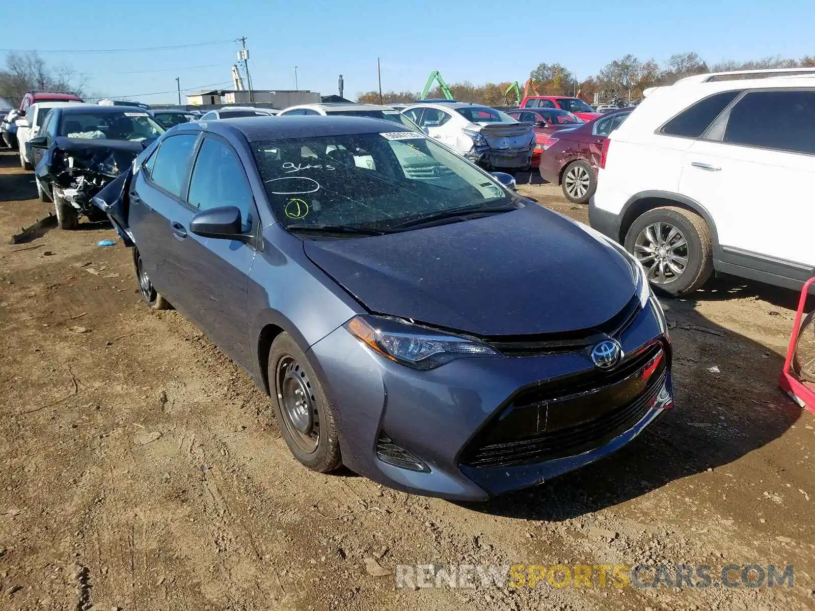 1 Photograph of a damaged car 5YFBURHE3KP937189 TOYOTA COROLLA 2019