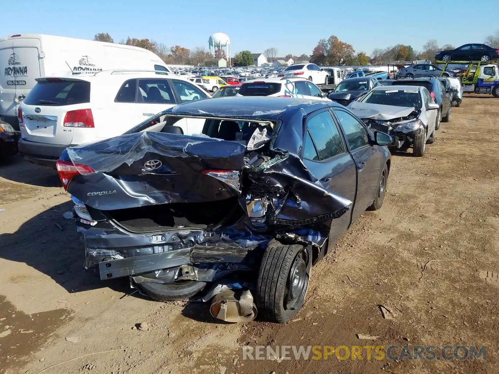 4 Photograph of a damaged car 5YFBURHE3KP937189 TOYOTA COROLLA 2019