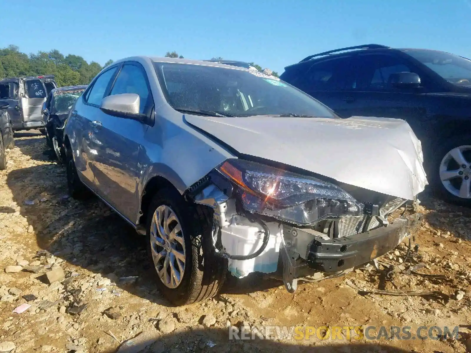 1 Photograph of a damaged car 5YFBURHE3KP937368 TOYOTA COROLLA 2019