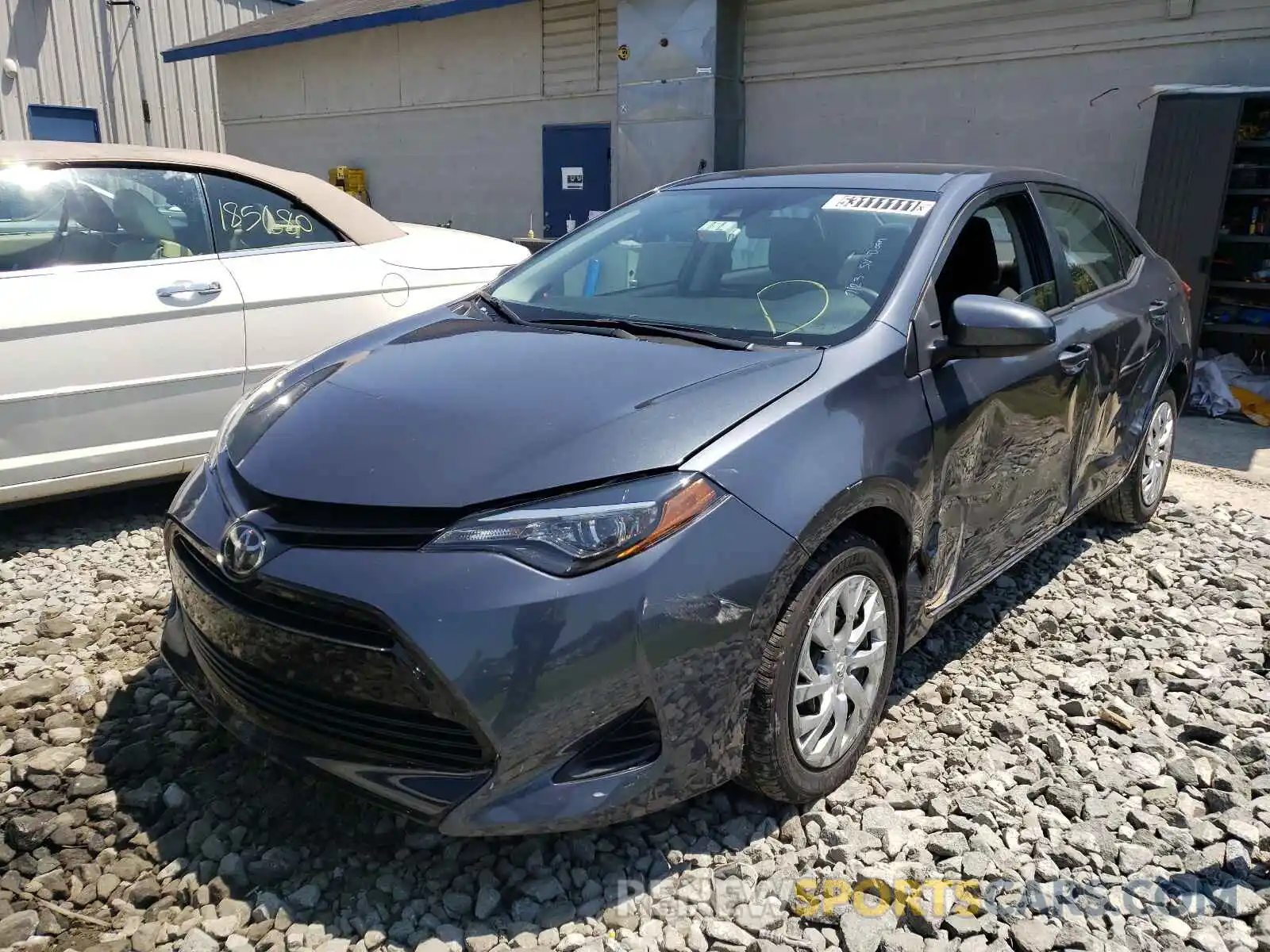 2 Photograph of a damaged car 5YFBURHE3KP937807 TOYOTA COROLLA 2019