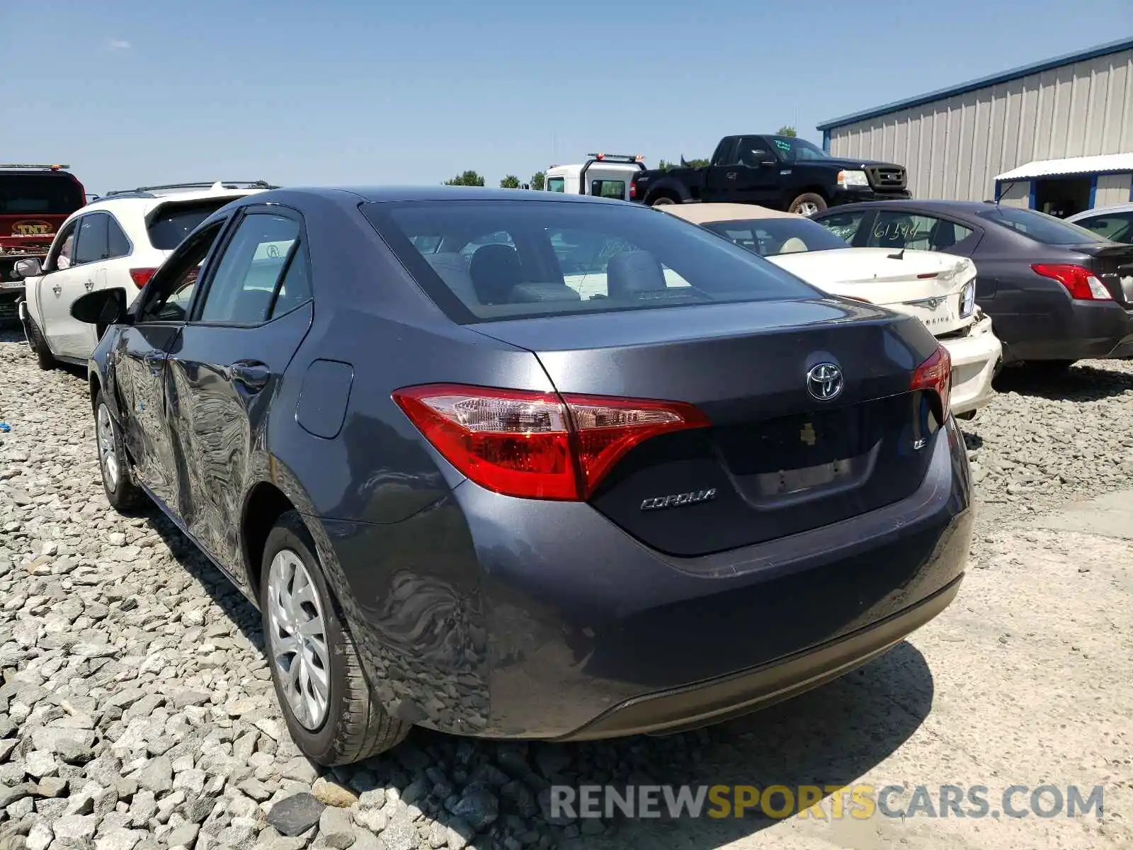 3 Photograph of a damaged car 5YFBURHE3KP937807 TOYOTA COROLLA 2019