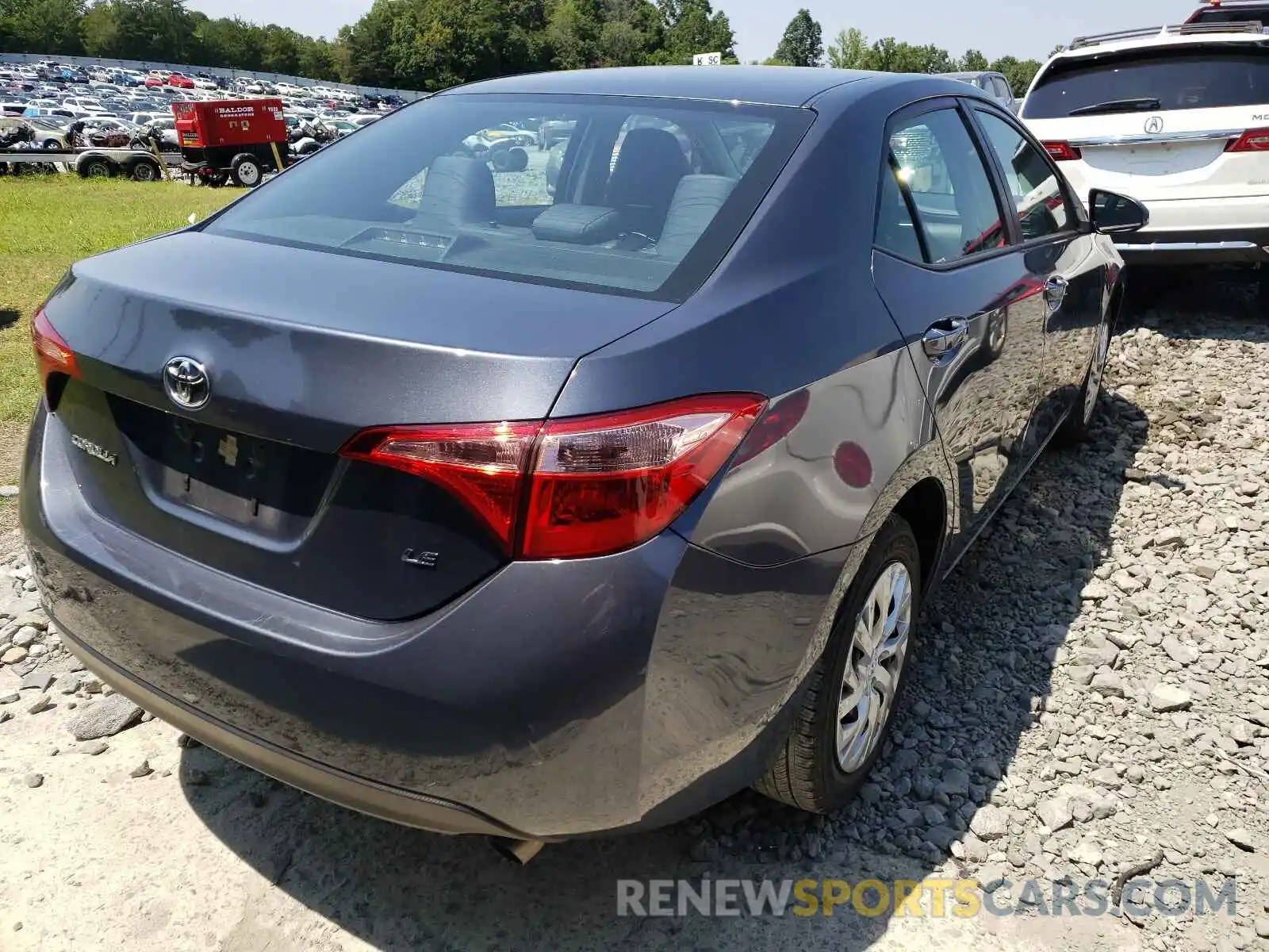 4 Photograph of a damaged car 5YFBURHE3KP937807 TOYOTA COROLLA 2019