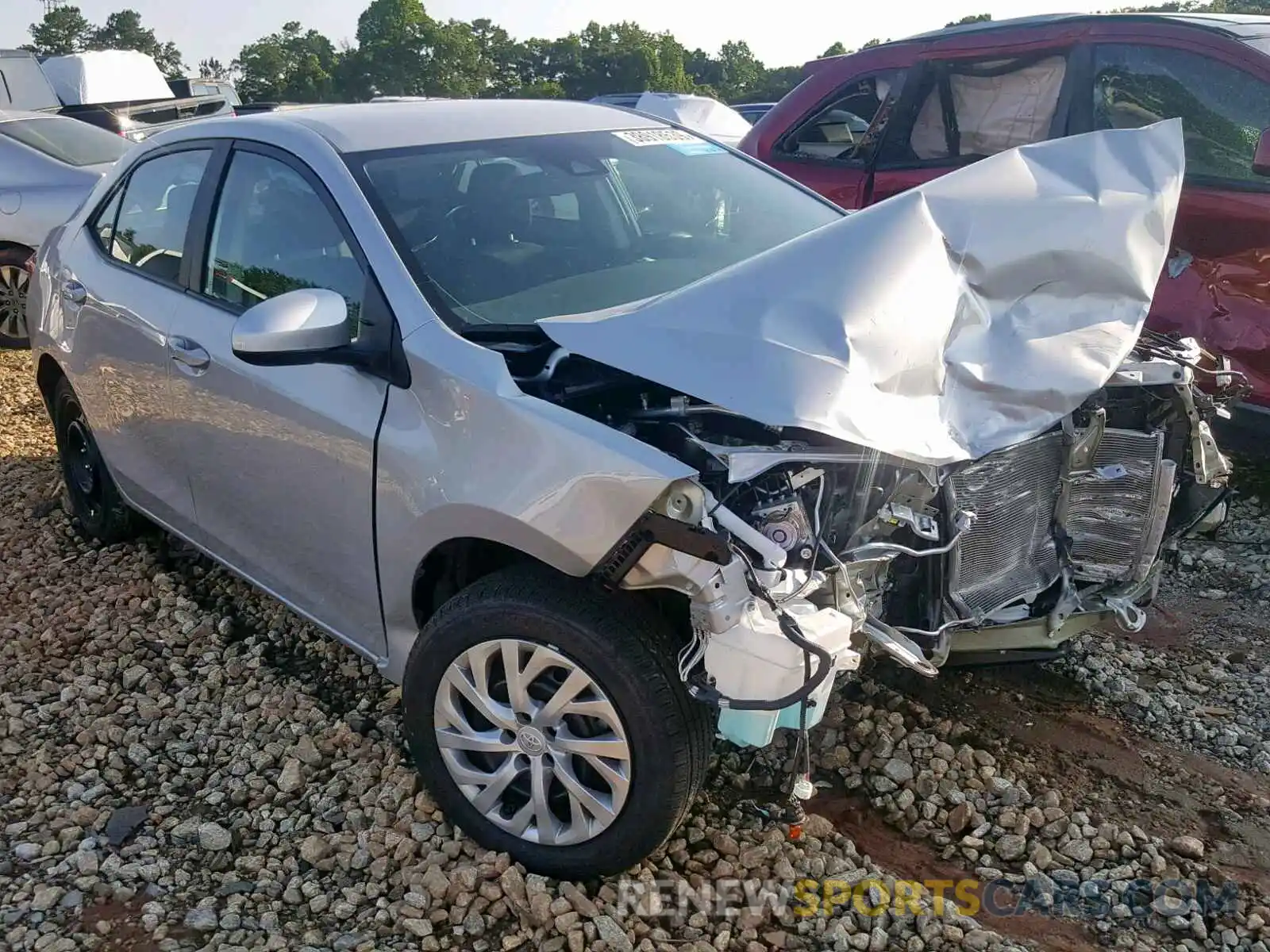 1 Photograph of a damaged car 5YFBURHE3KP937841 TOYOTA COROLLA 2019