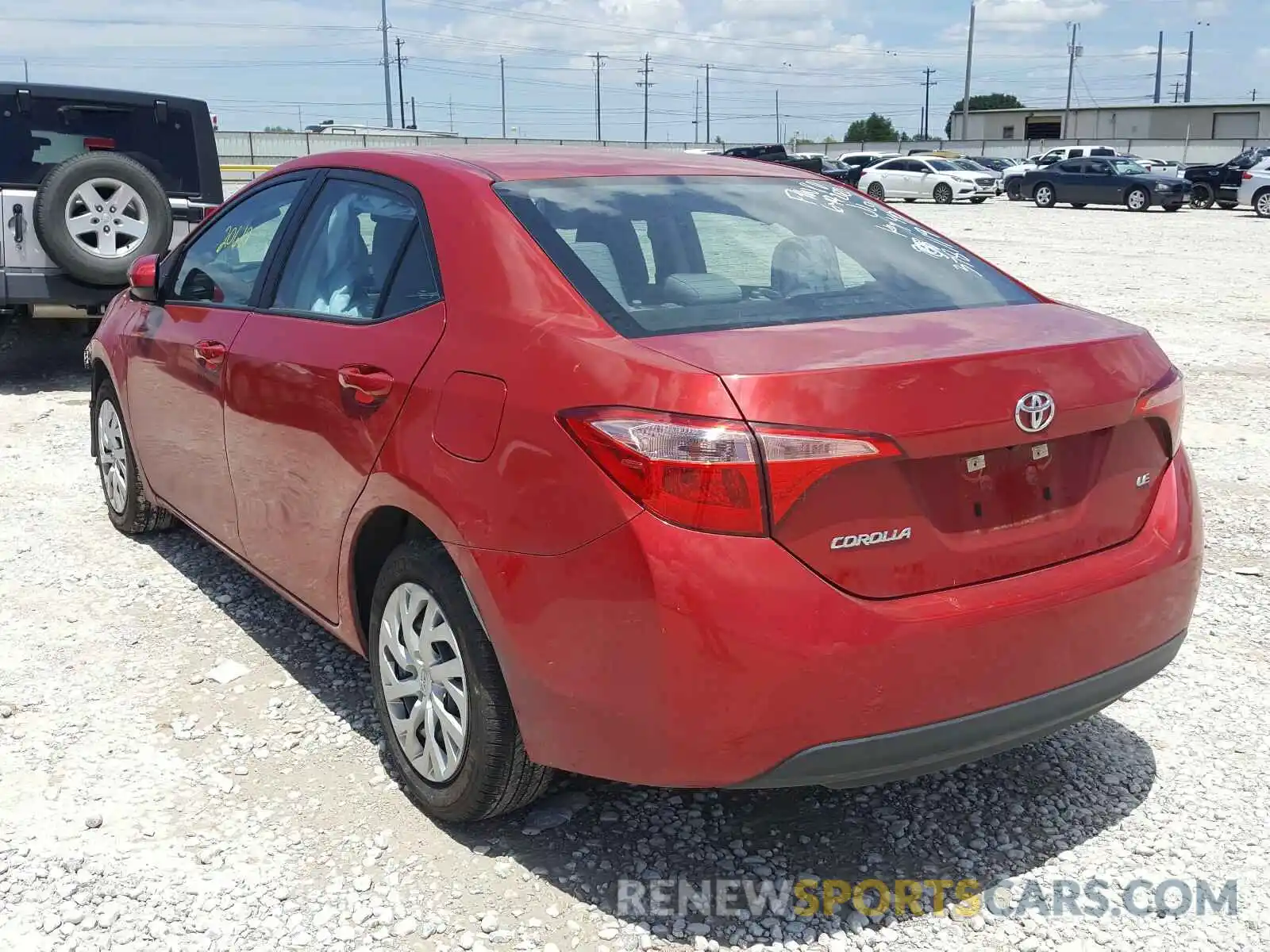 3 Photograph of a damaged car 5YFBURHE3KP937984 TOYOTA COROLLA 2019