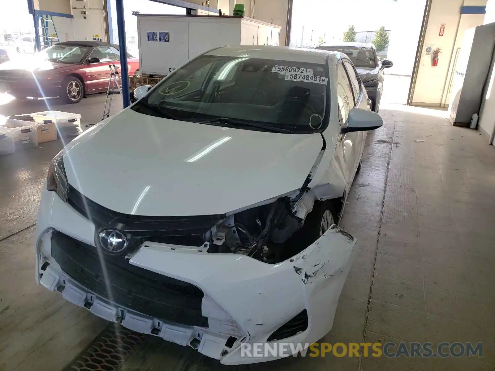 2 Photograph of a damaged car 5YFBURHE3KP938276 TOYOTA COROLLA 2019