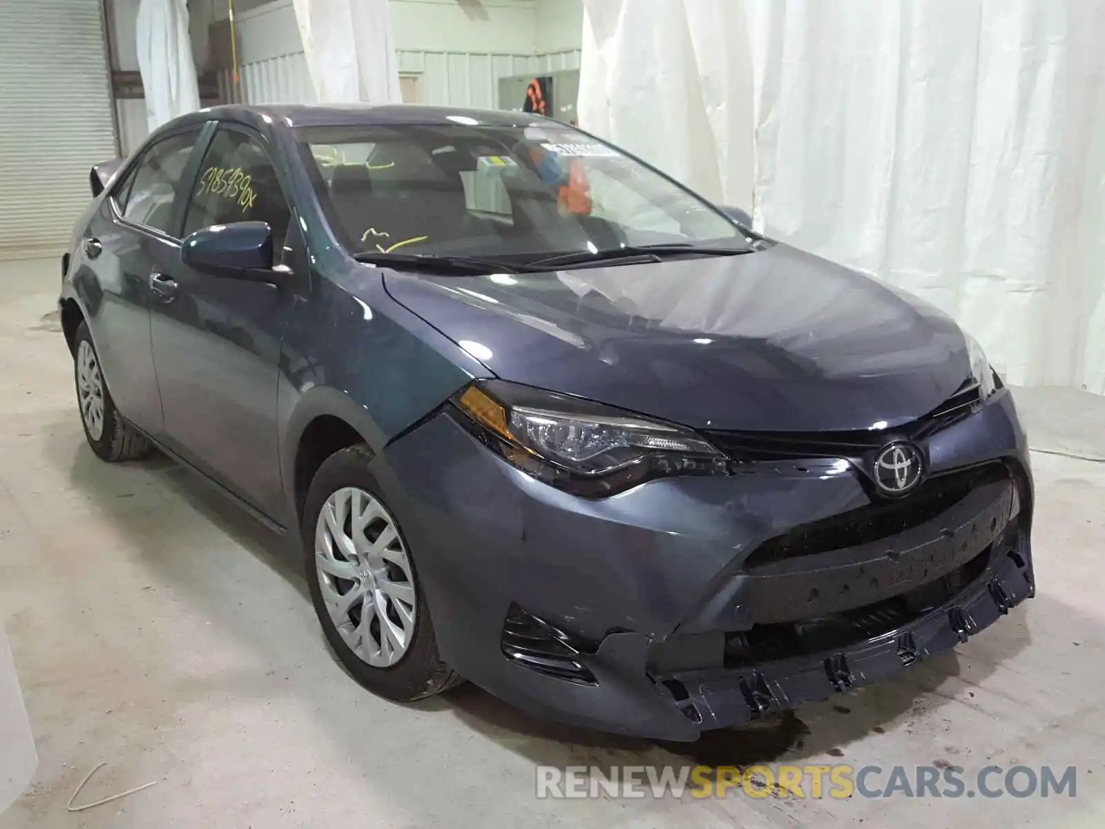 1 Photograph of a damaged car 5YFBURHE3KP938486 TOYOTA COROLLA 2019