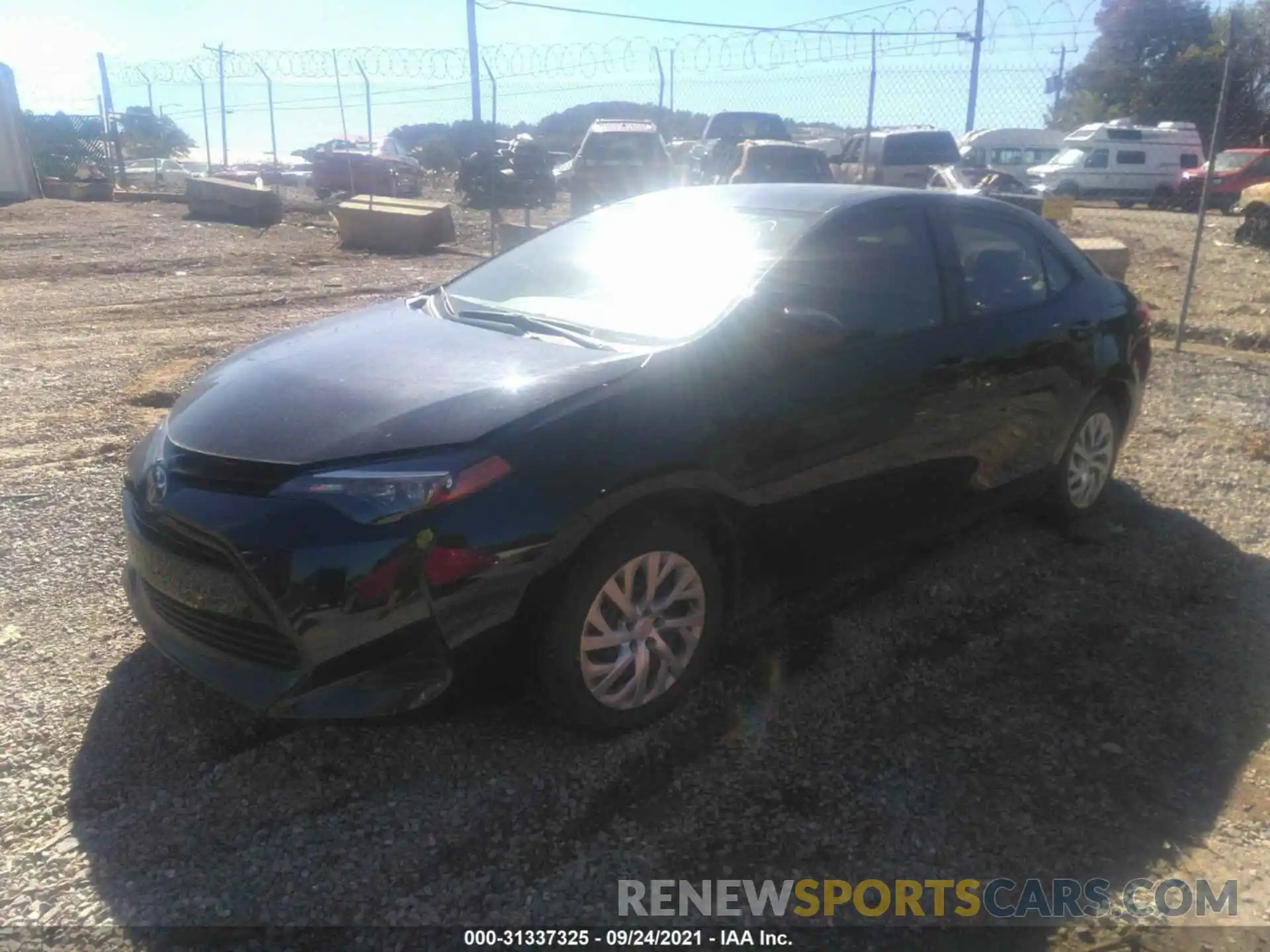 2 Photograph of a damaged car 5YFBURHE3KP938536 TOYOTA COROLLA 2019