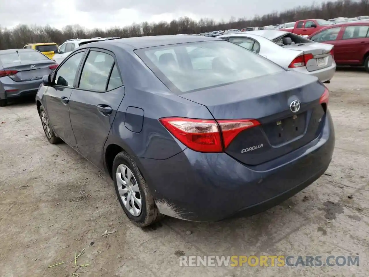 3 Photograph of a damaged car 5YFBURHE3KP938651 TOYOTA COROLLA 2019