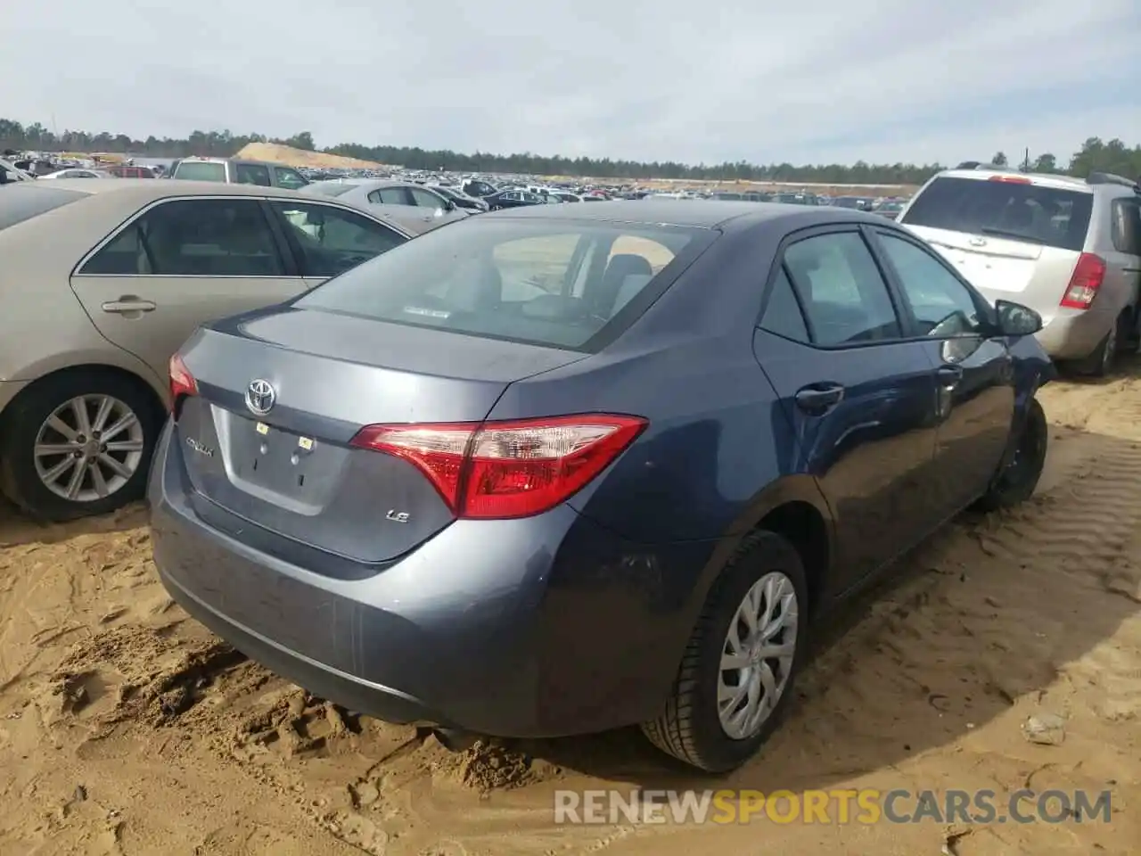 4 Photograph of a damaged car 5YFBURHE3KP938701 TOYOTA COROLLA 2019