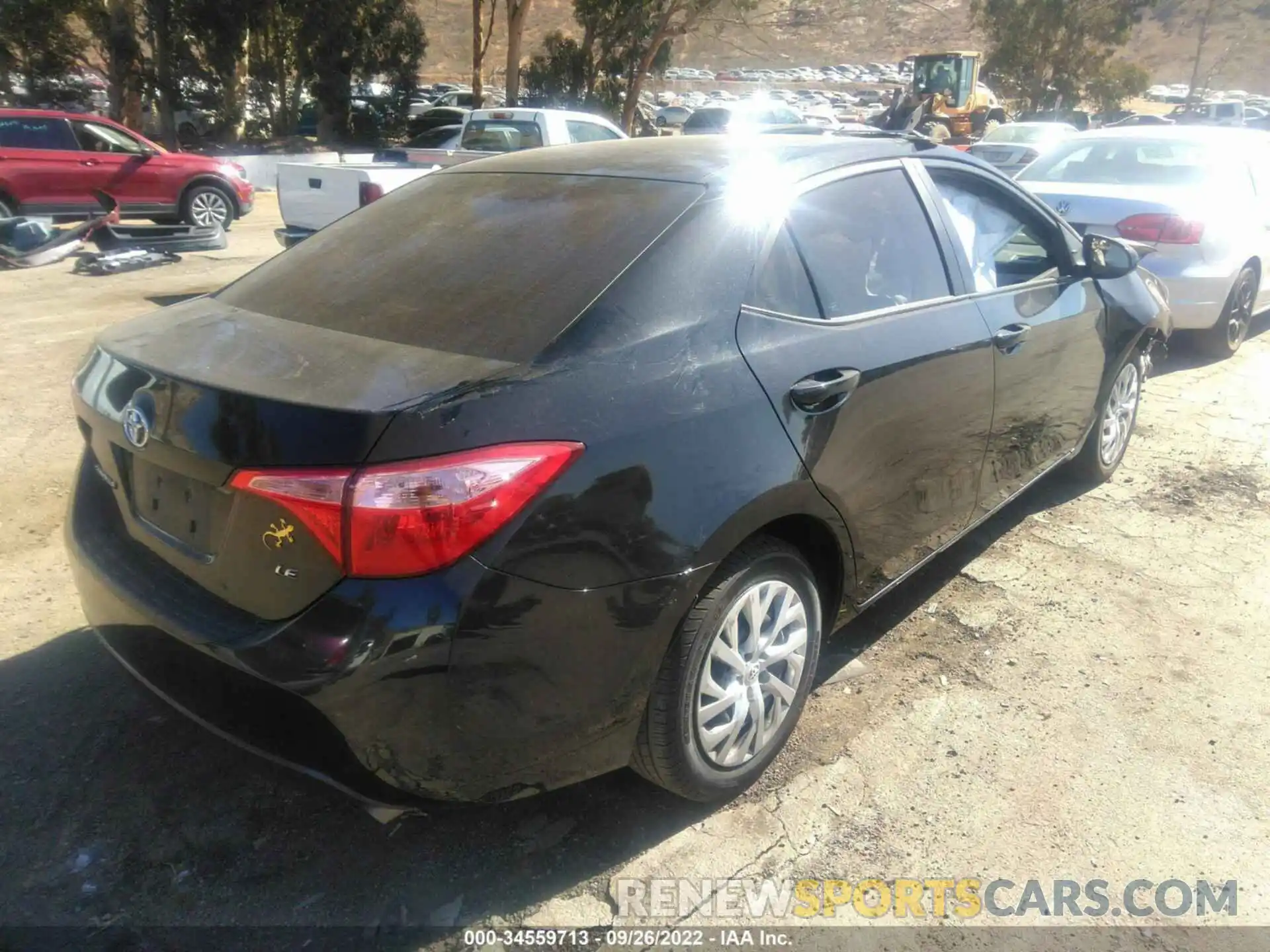 4 Photograph of a damaged car 5YFBURHE3KP938858 TOYOTA COROLLA 2019