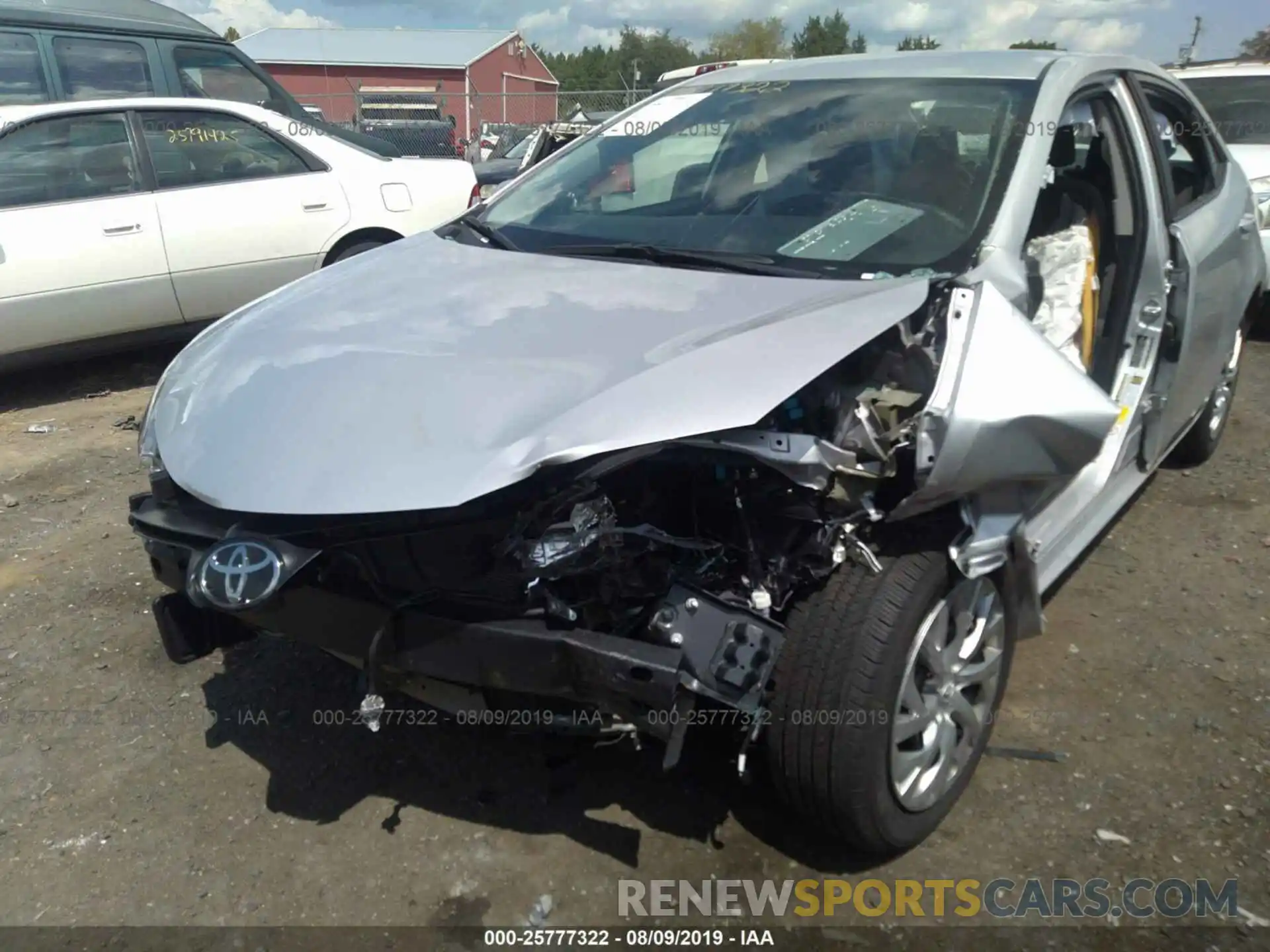 6 Photograph of a damaged car 5YFBURHE3KP938939 TOYOTA COROLLA 2019