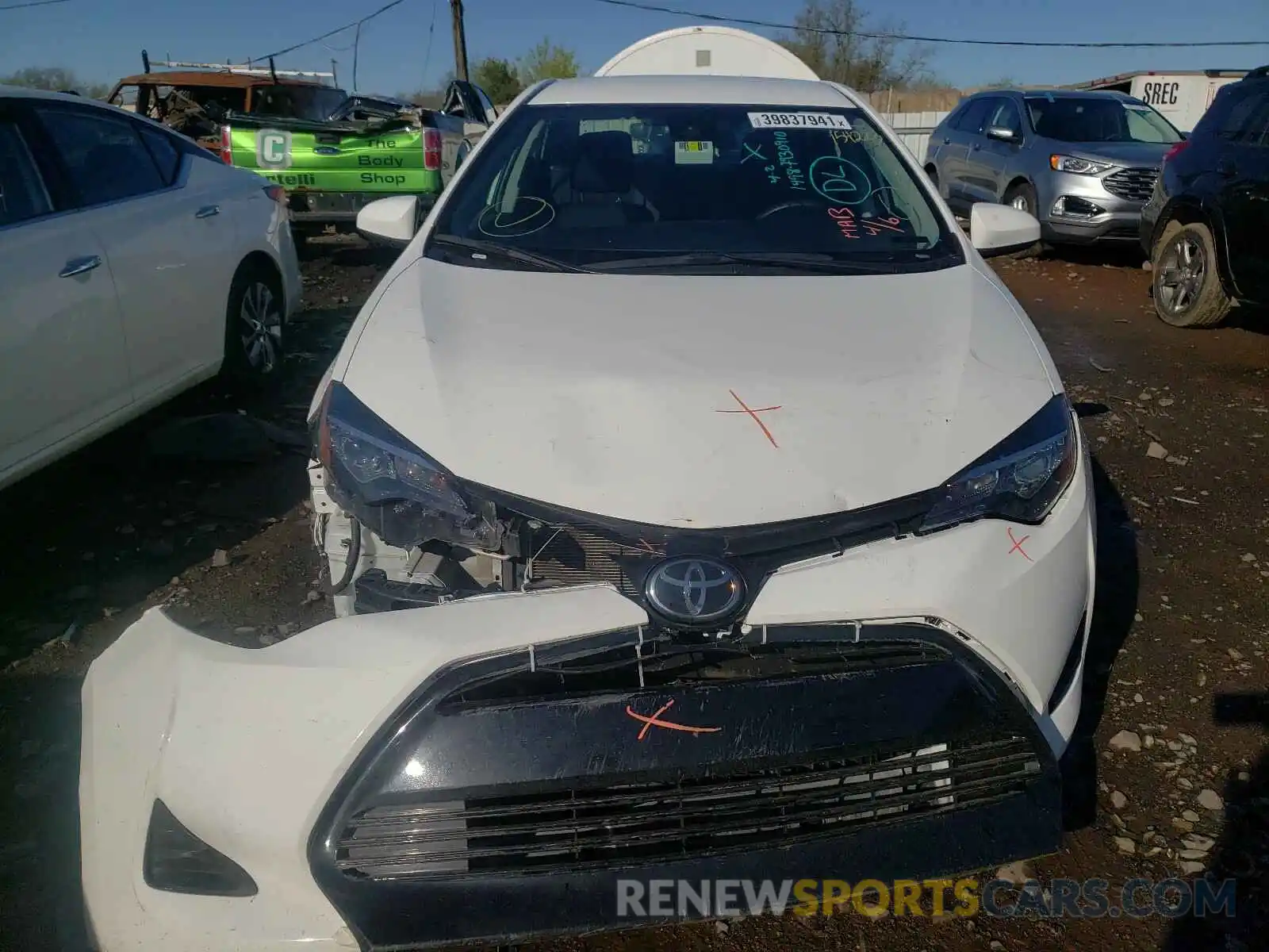 9 Photograph of a damaged car 5YFBURHE3KP938973 TOYOTA COROLLA 2019