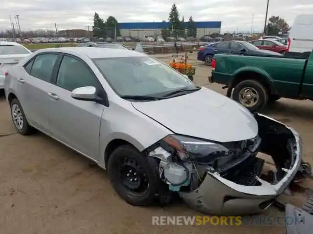 1 Photograph of a damaged car 5YFBURHE3KP939802 TOYOTA COROLLA 2019