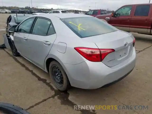 3 Photograph of a damaged car 5YFBURHE3KP939802 TOYOTA COROLLA 2019