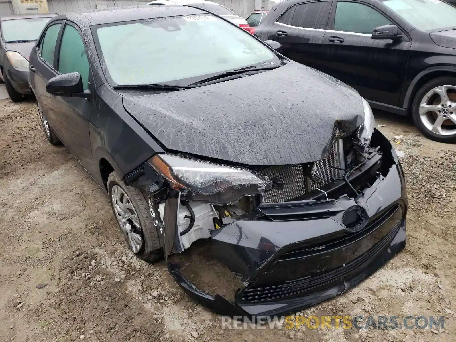 1 Photograph of a damaged car 5YFBURHE3KP939816 TOYOTA COROLLA 2019