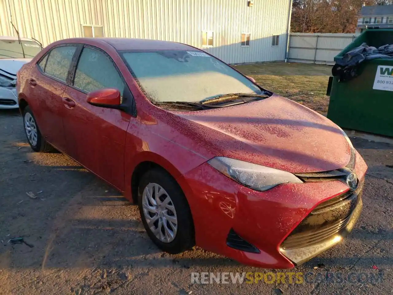 1 Photograph of a damaged car 5YFBURHE3KP939847 TOYOTA COROLLA 2019