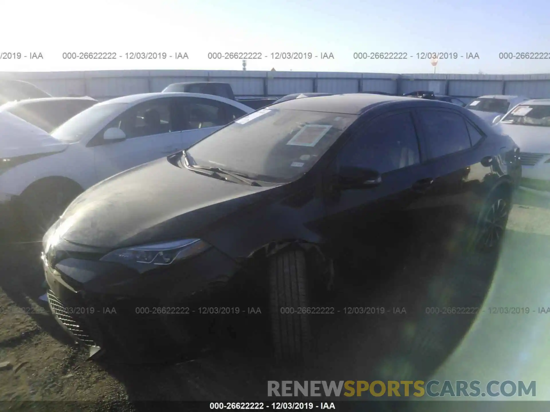 2 Photograph of a damaged car 5YFBURHE3KP939864 TOYOTA COROLLA 2019