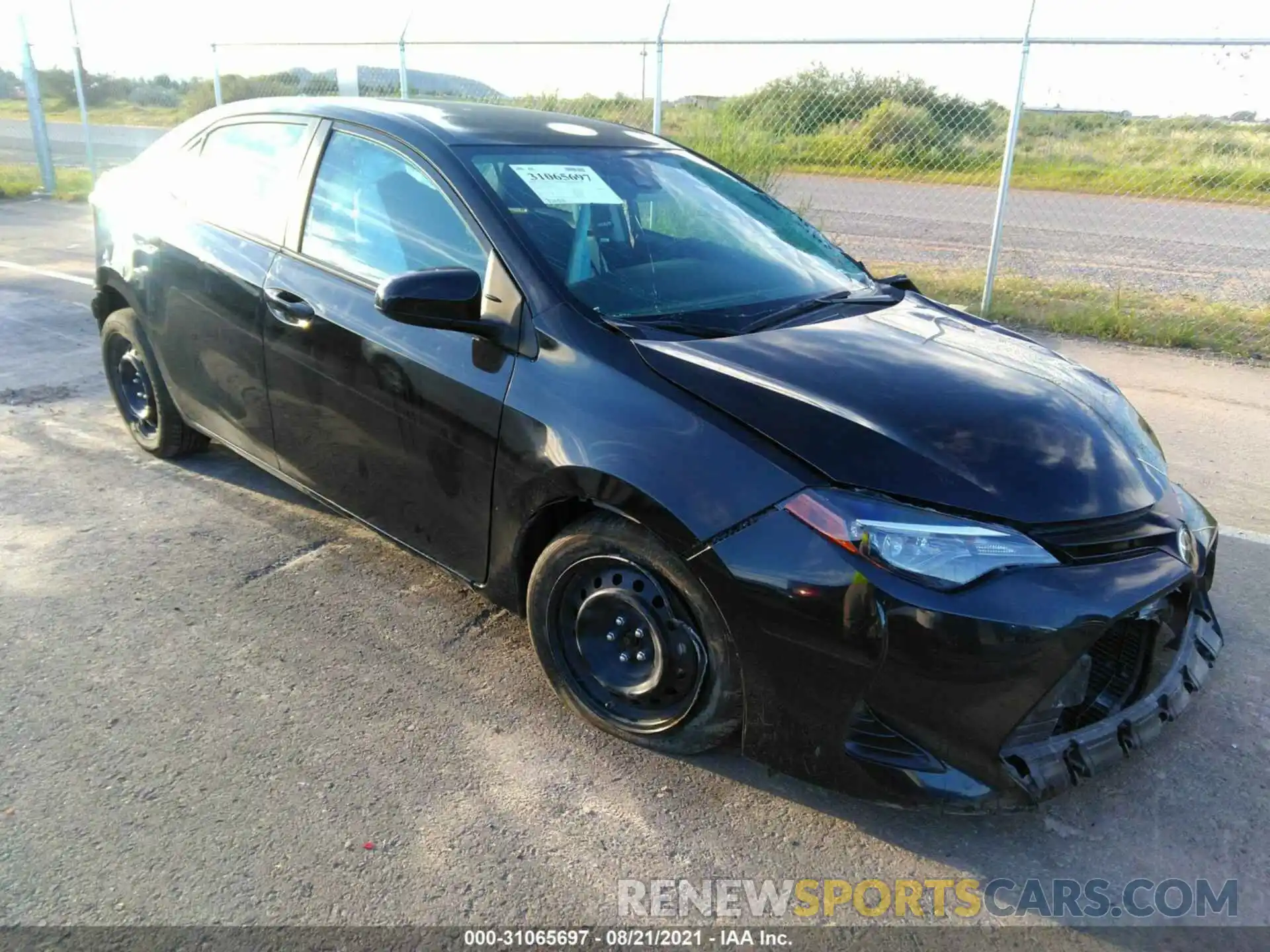 1 Photograph of a damaged car 5YFBURHE3KP939900 TOYOTA COROLLA 2019