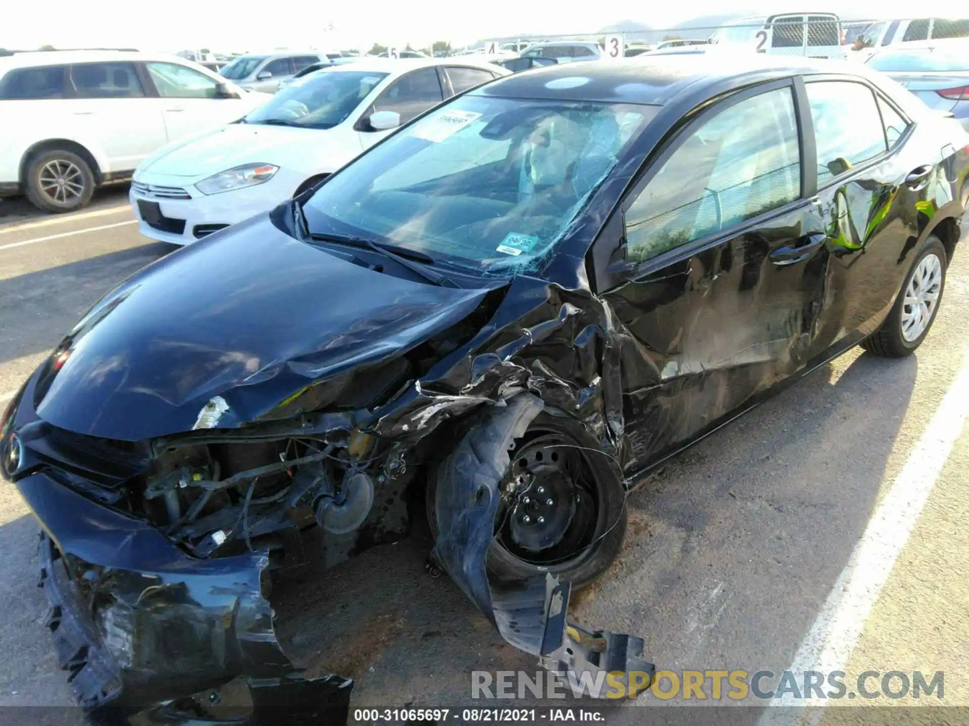 6 Photograph of a damaged car 5YFBURHE3KP939900 TOYOTA COROLLA 2019