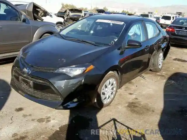 2 Photograph of a damaged car 5YFBURHE3KP939928 TOYOTA COROLLA 2019