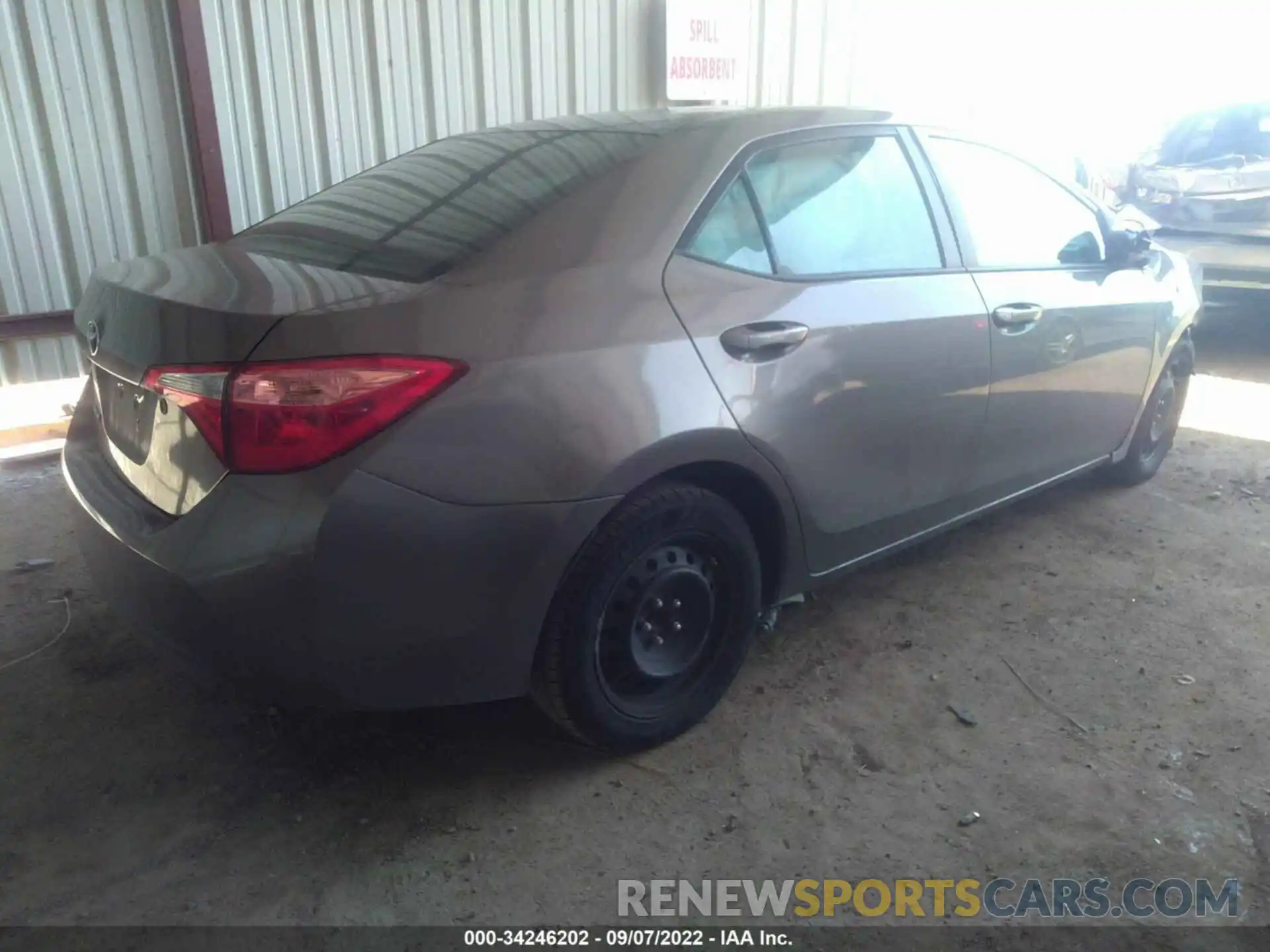 4 Photograph of a damaged car 5YFBURHE3KP940383 TOYOTA COROLLA 2019