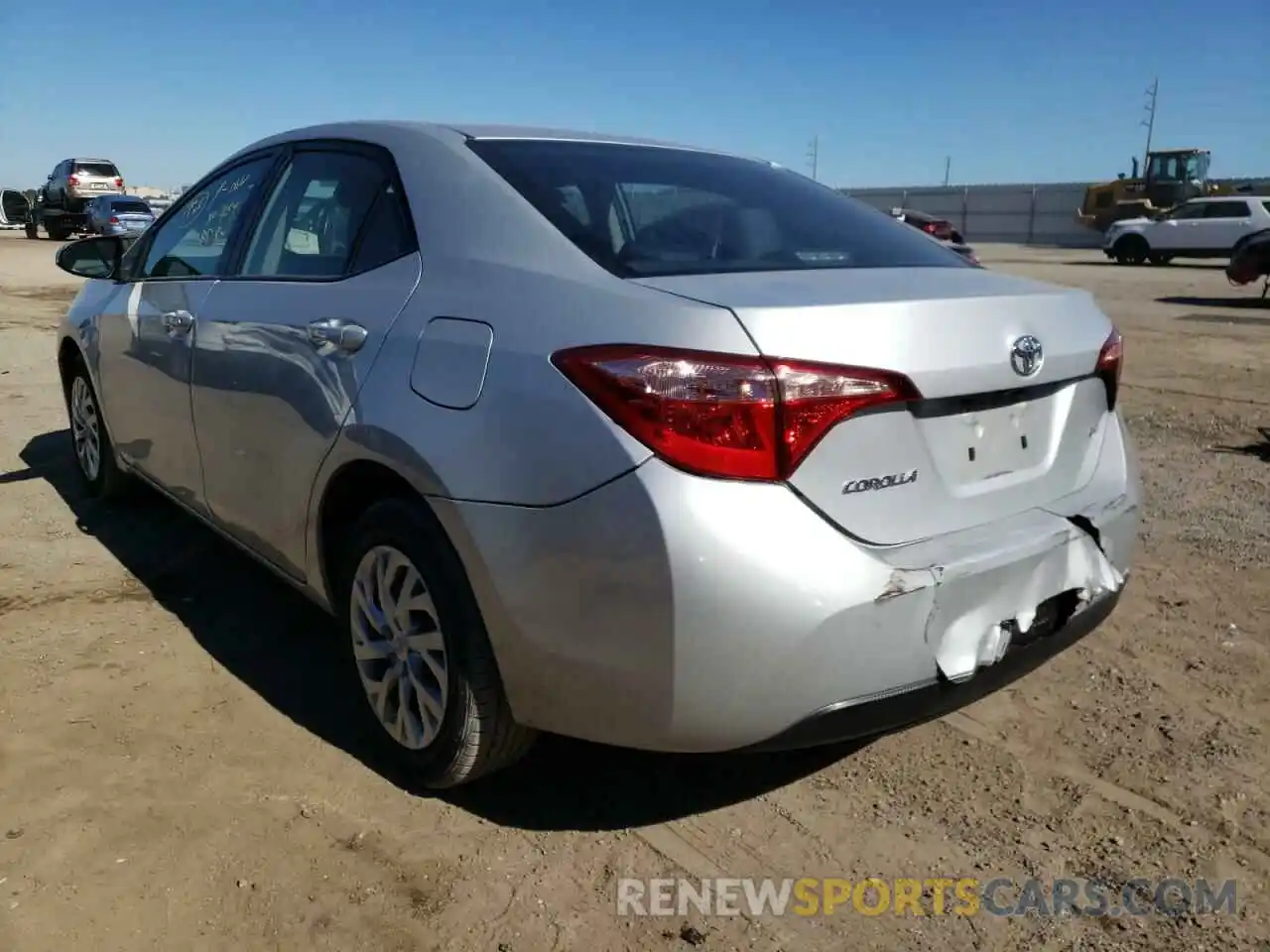 3 Photograph of a damaged car 5YFBURHE3KP940514 TOYOTA COROLLA 2019