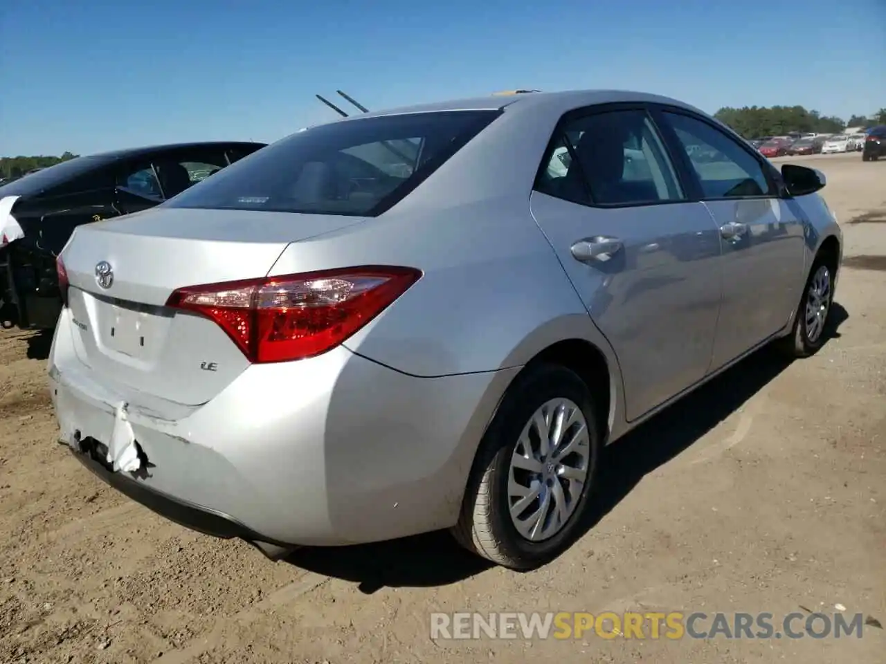 4 Photograph of a damaged car 5YFBURHE3KP940514 TOYOTA COROLLA 2019