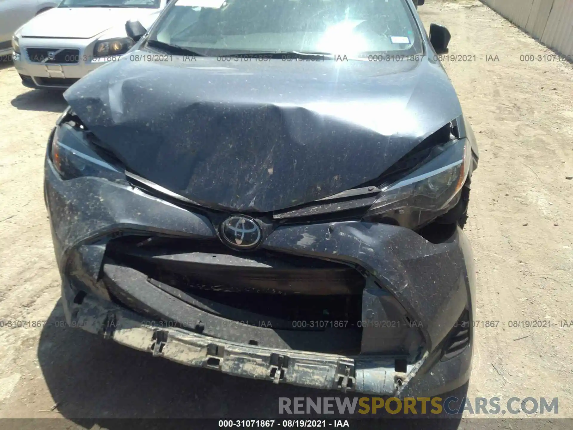 6 Photograph of a damaged car 5YFBURHE3KP940657 TOYOTA COROLLA 2019