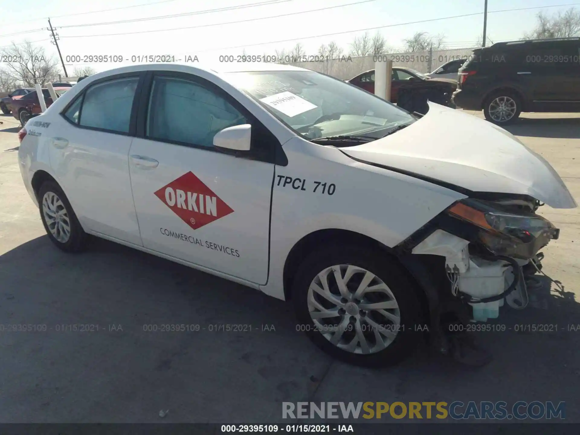 1 Photograph of a damaged car 5YFBURHE3KP940741 TOYOTA COROLLA 2019