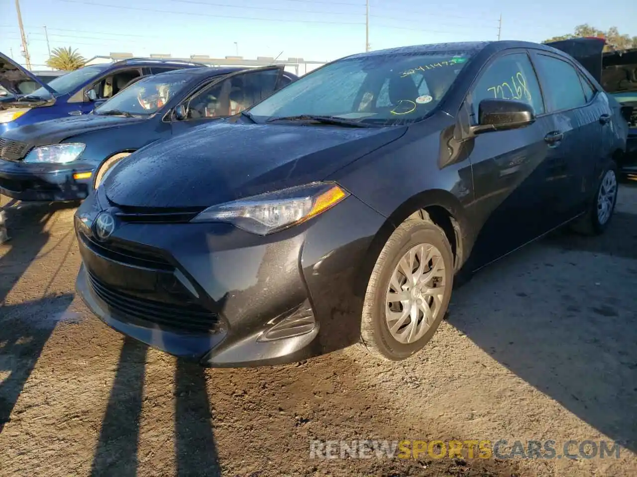 2 Photograph of a damaged car 5YFBURHE3KP940951 TOYOTA COROLLA 2019