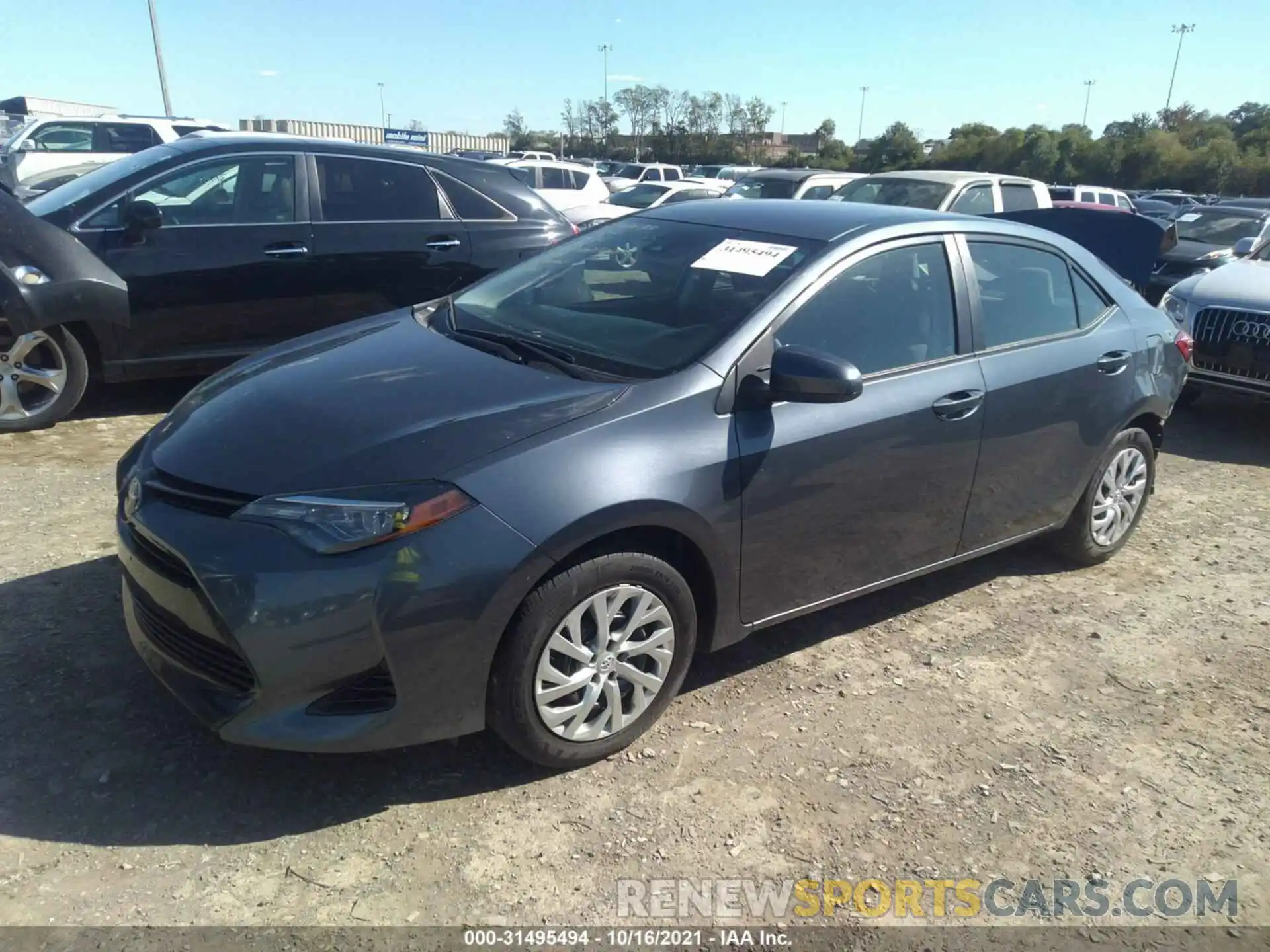 2 Photograph of a damaged car 5YFBURHE3KP941274 TOYOTA COROLLA 2019