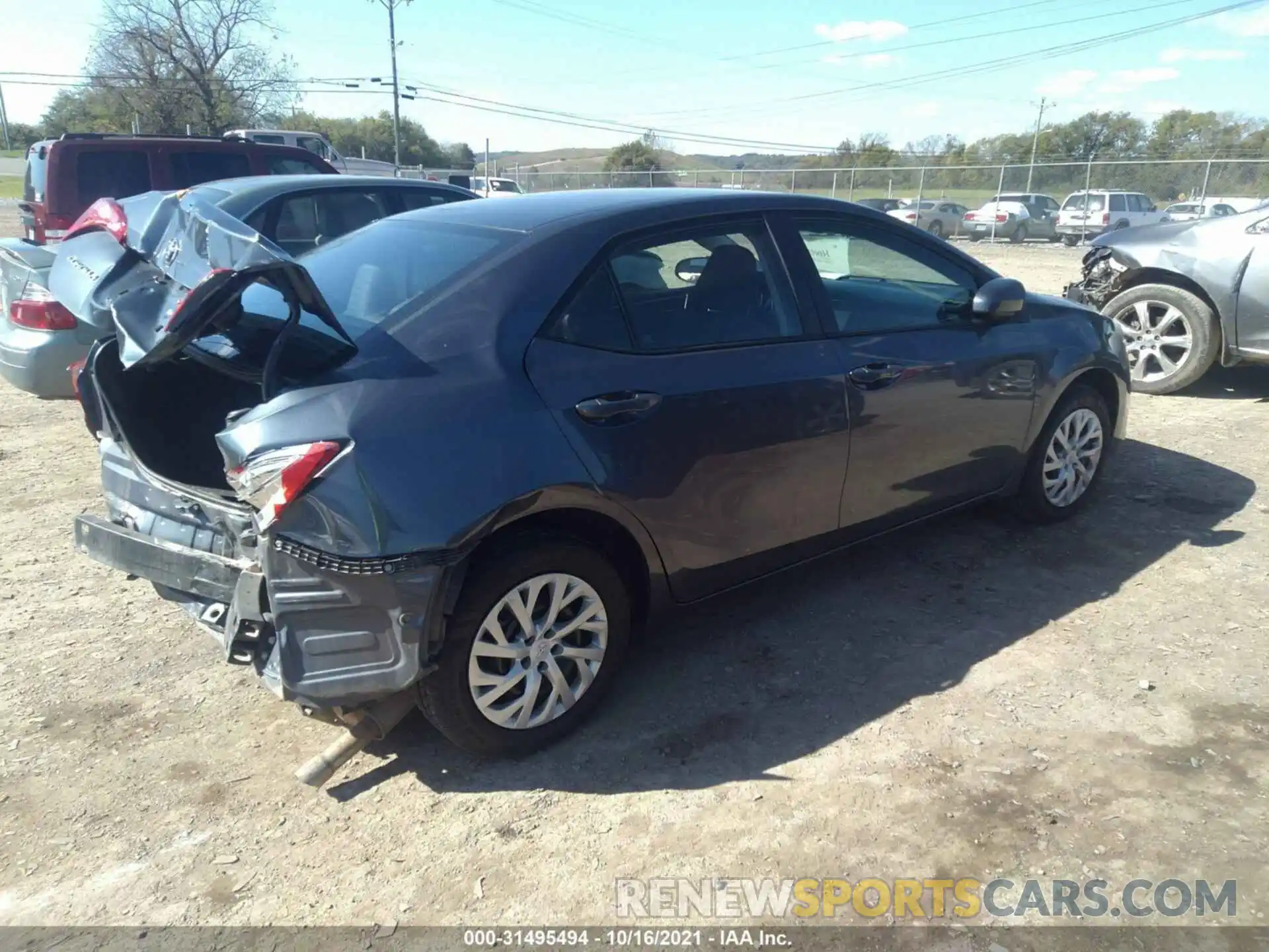 4 Photograph of a damaged car 5YFBURHE3KP941274 TOYOTA COROLLA 2019