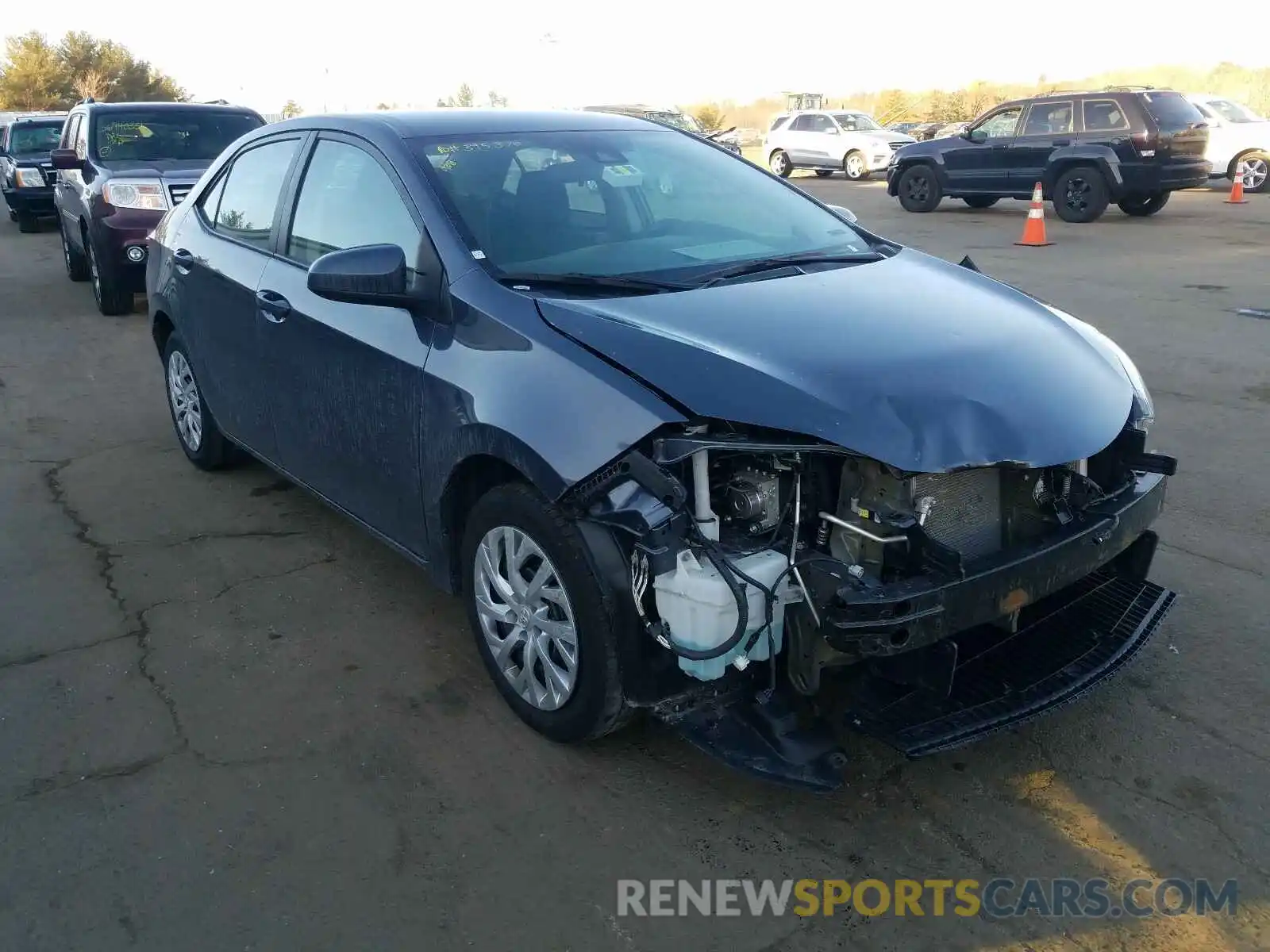 1 Photograph of a damaged car 5YFBURHE3KP941372 TOYOTA COROLLA 2019