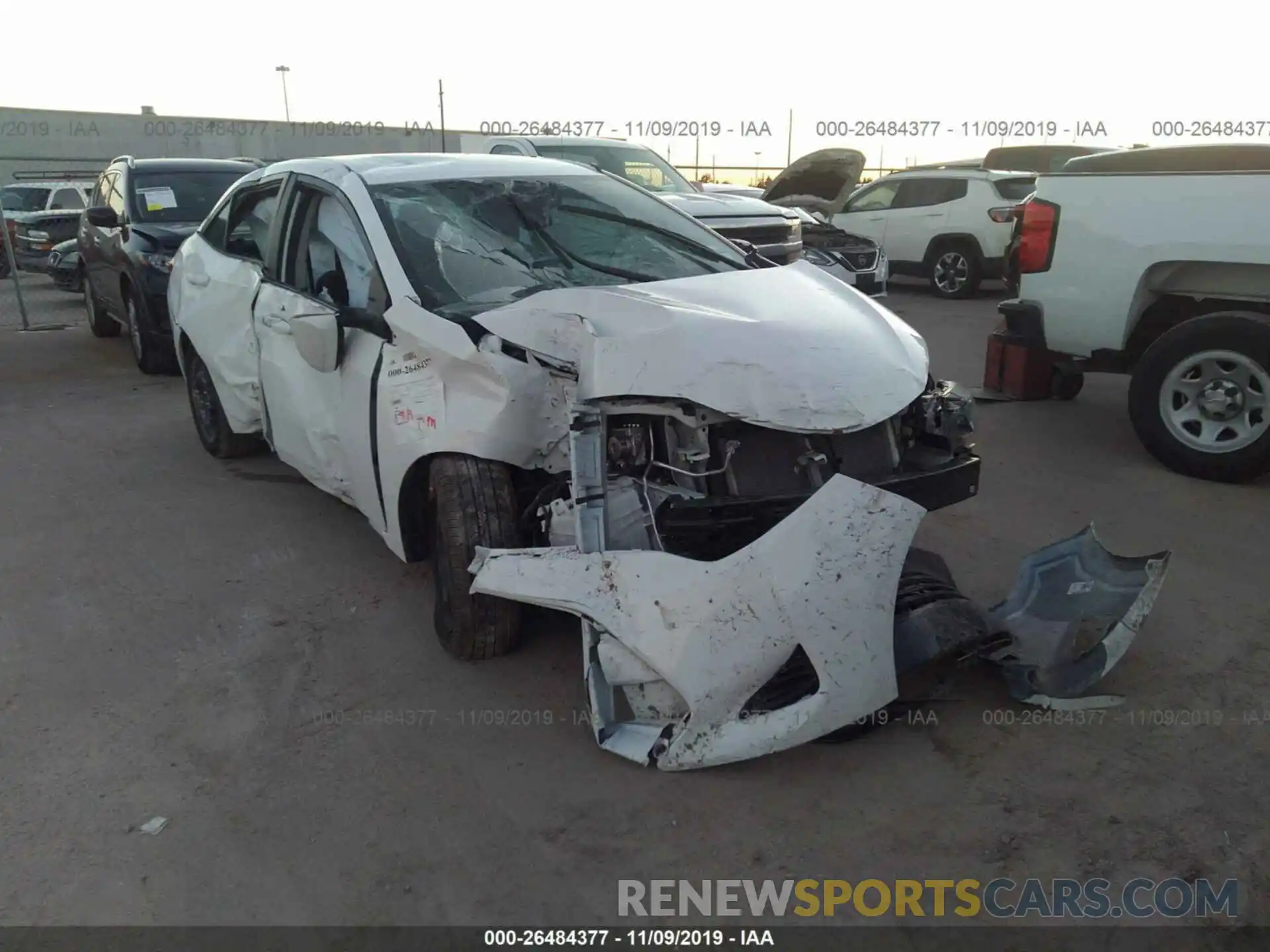 1 Photograph of a damaged car 5YFBURHE3KP941467 TOYOTA COROLLA 2019