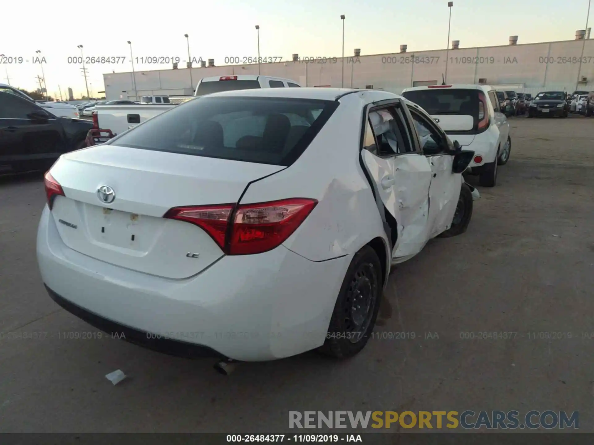 4 Photograph of a damaged car 5YFBURHE3KP941467 TOYOTA COROLLA 2019