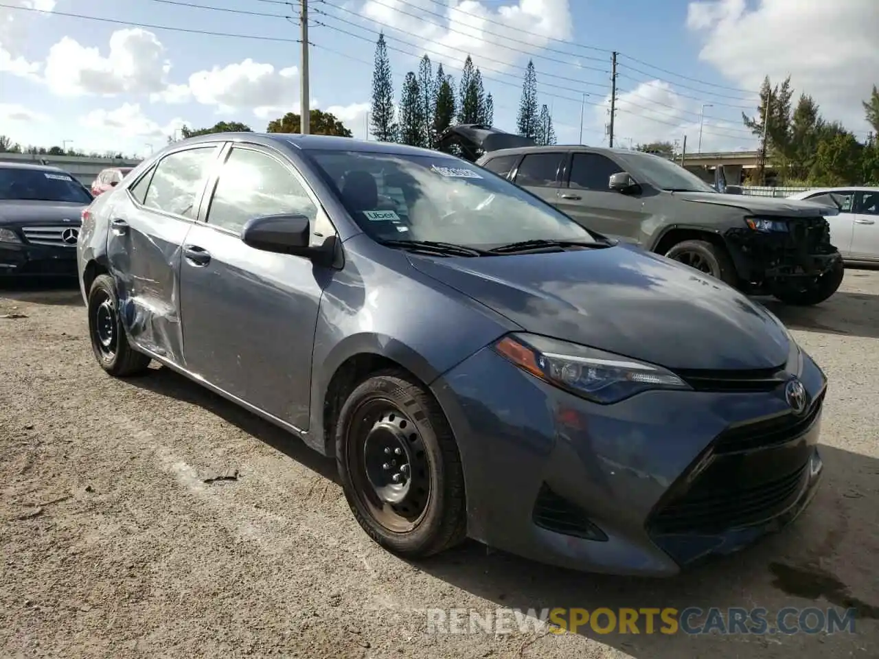 1 Photograph of a damaged car 5YFBURHE3KP941498 TOYOTA COROLLA 2019