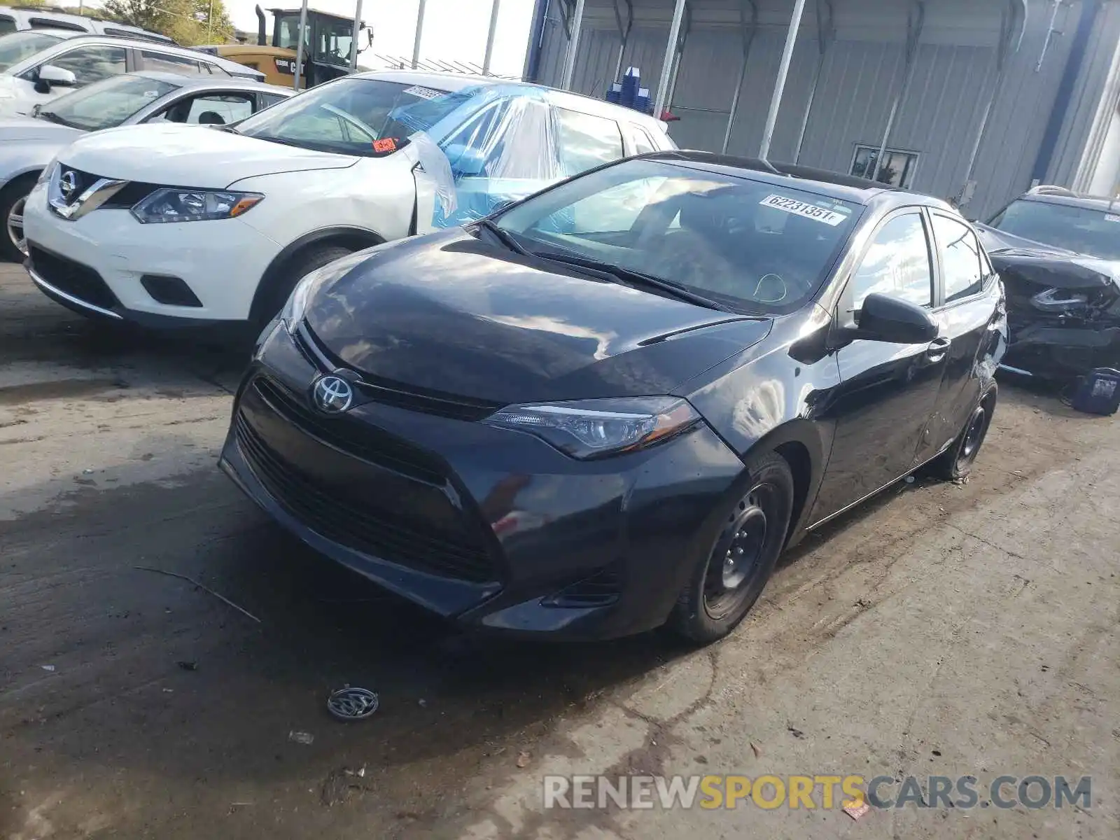 2 Photograph of a damaged car 5YFBURHE3KP941629 TOYOTA COROLLA 2019