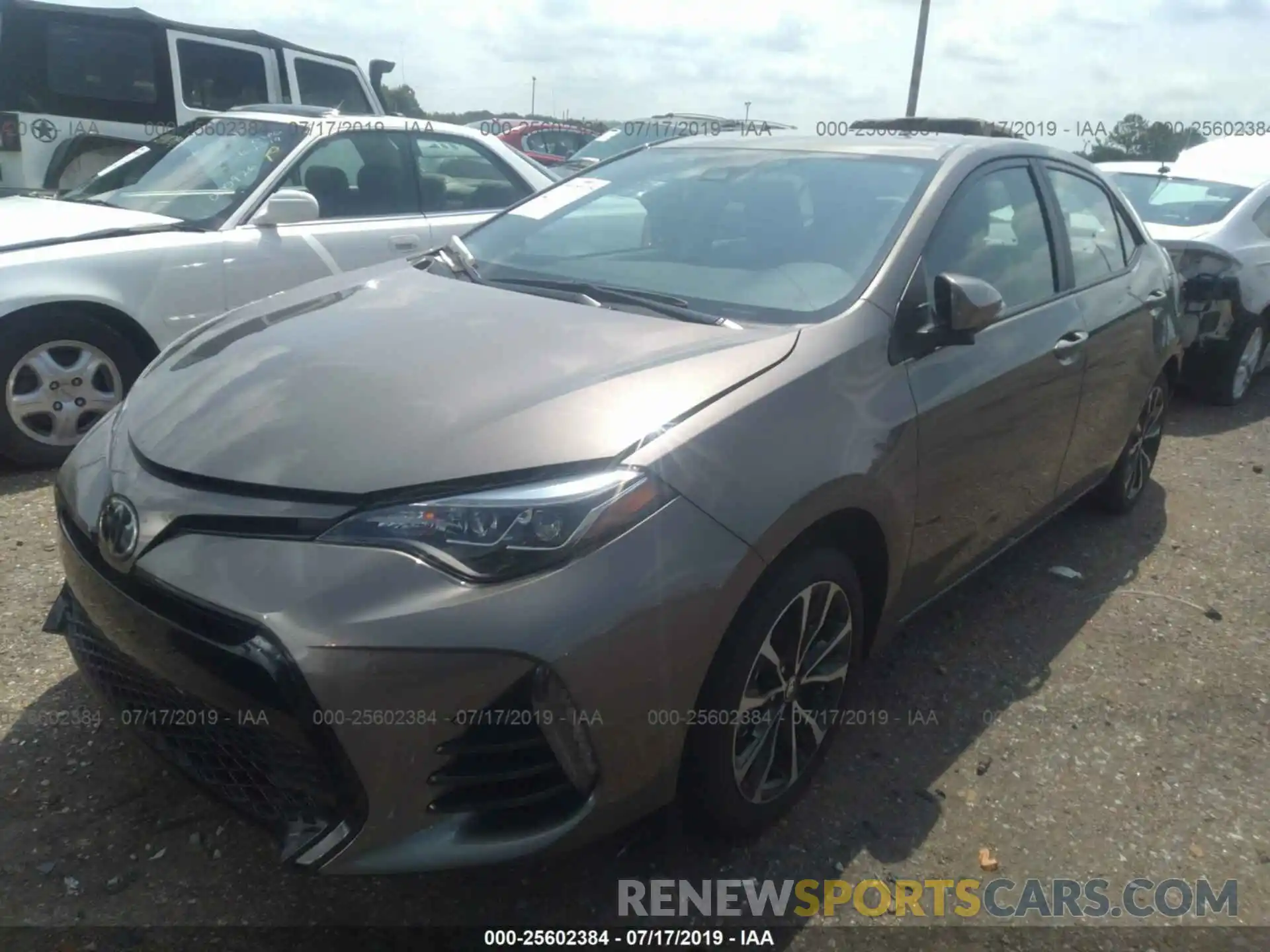 2 Photograph of a damaged car 5YFBURHE3KP942196 TOYOTA COROLLA 2019