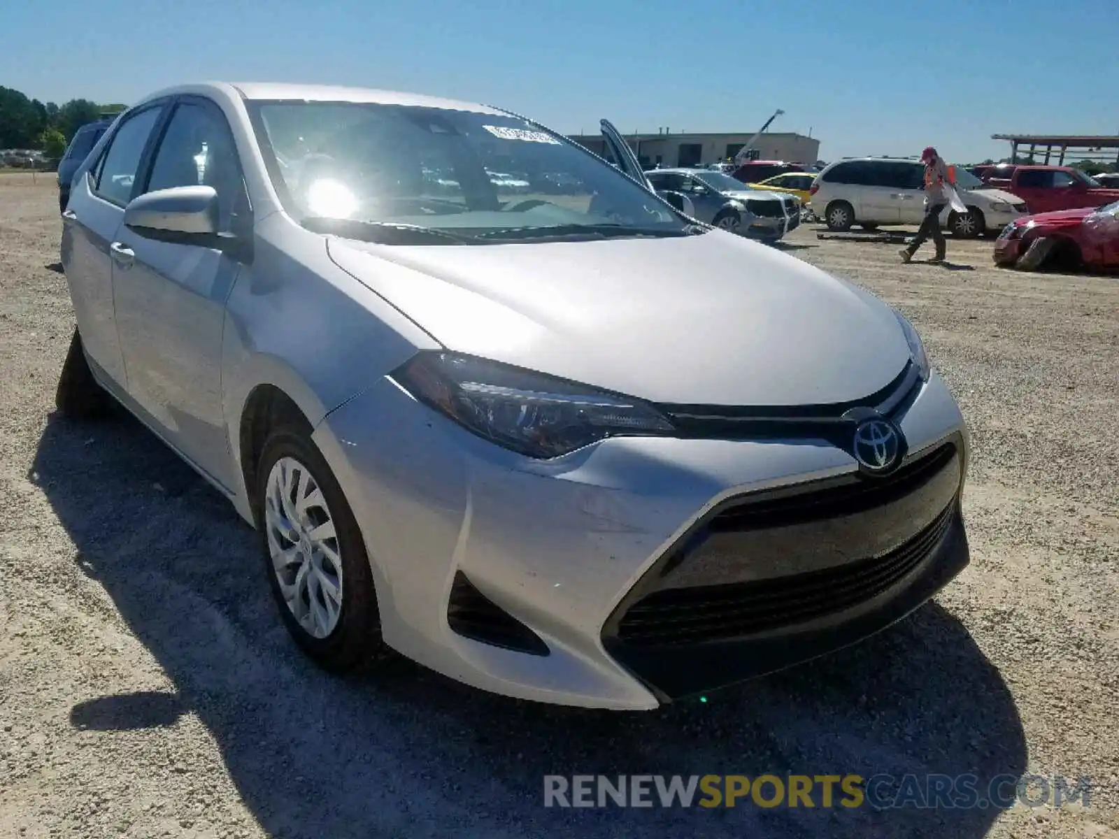 1 Photograph of a damaged car 5YFBURHE3KP942439 TOYOTA COROLLA 2019