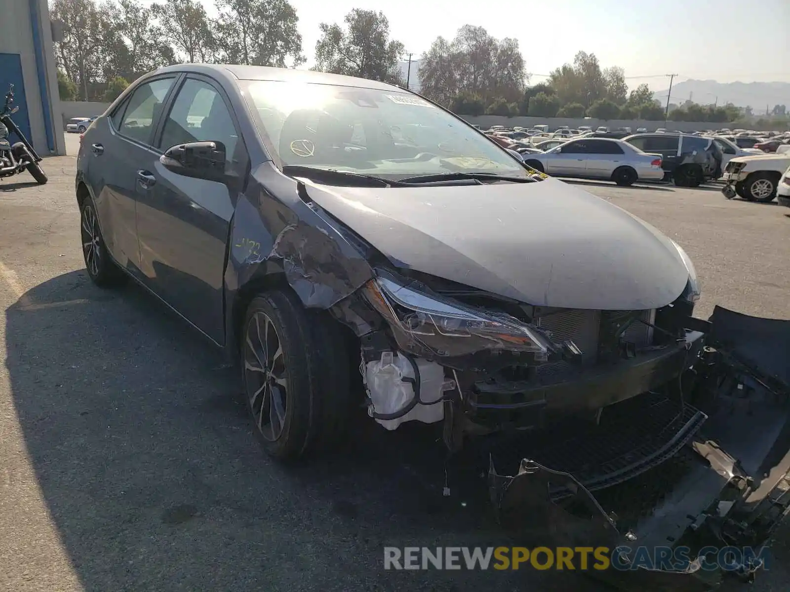 1 Photograph of a damaged car 5YFBURHE3KP942635 TOYOTA COROLLA 2019