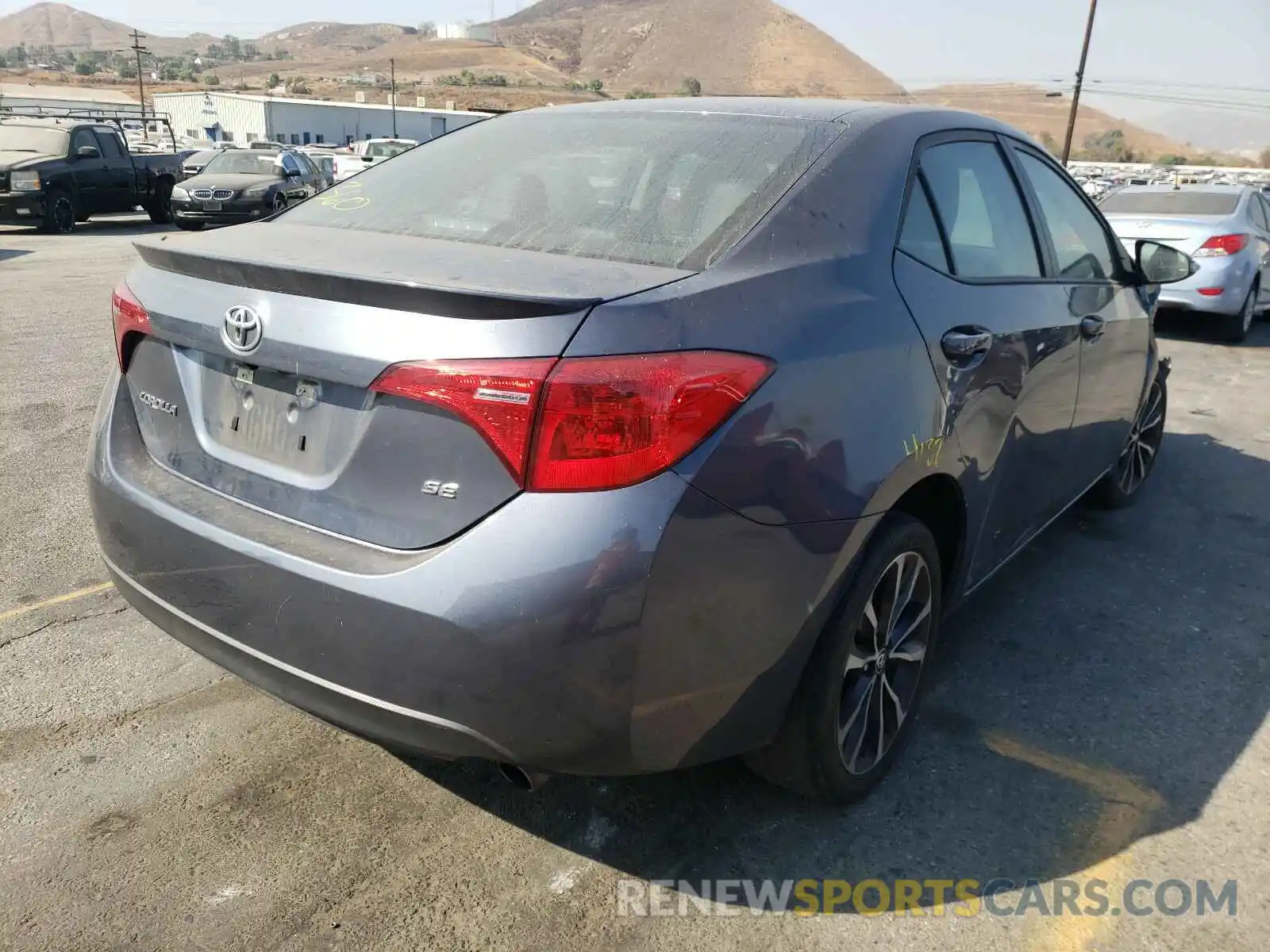 4 Photograph of a damaged car 5YFBURHE3KP942635 TOYOTA COROLLA 2019