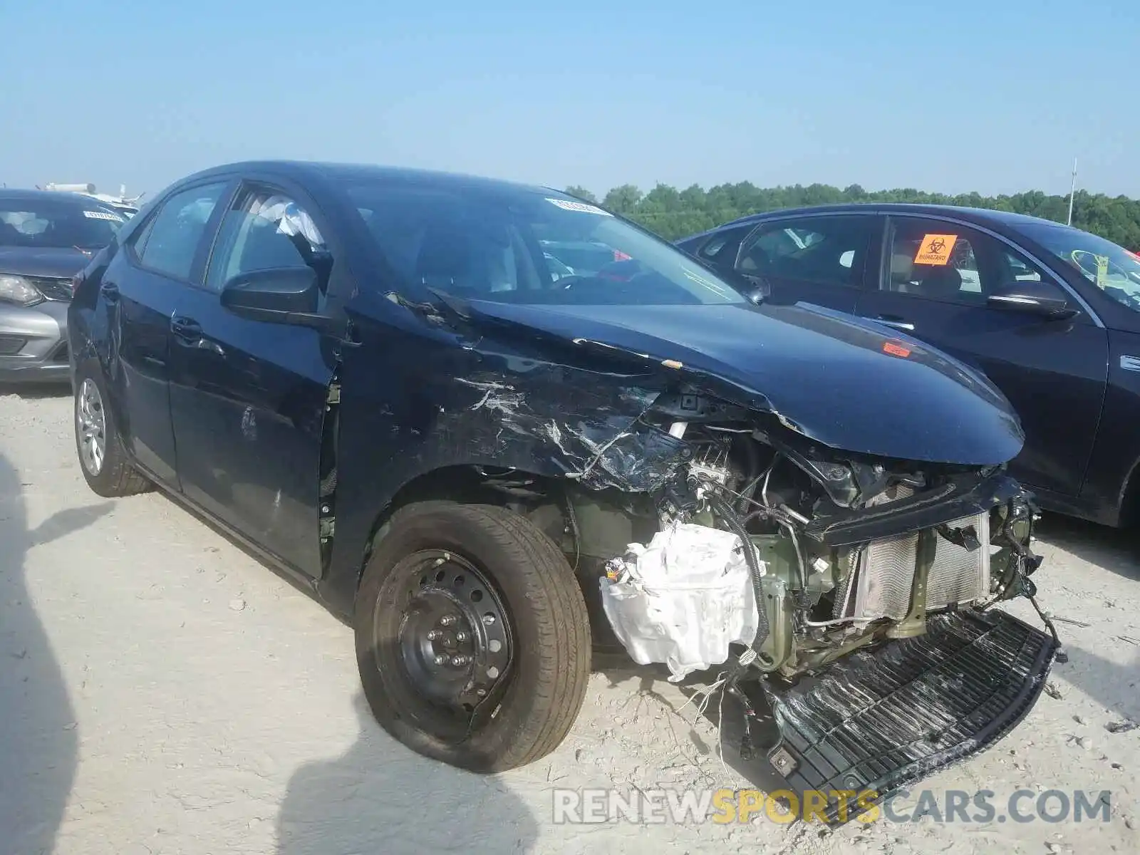 1 Photograph of a damaged car 5YFBURHE3KP943008 TOYOTA COROLLA 2019