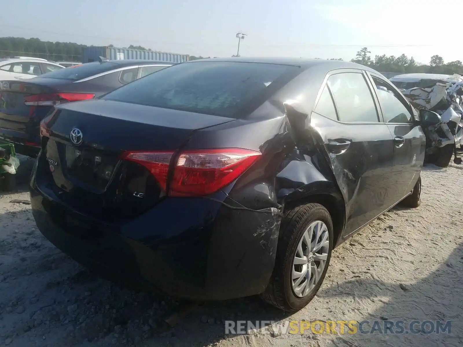 4 Photograph of a damaged car 5YFBURHE3KP943008 TOYOTA COROLLA 2019